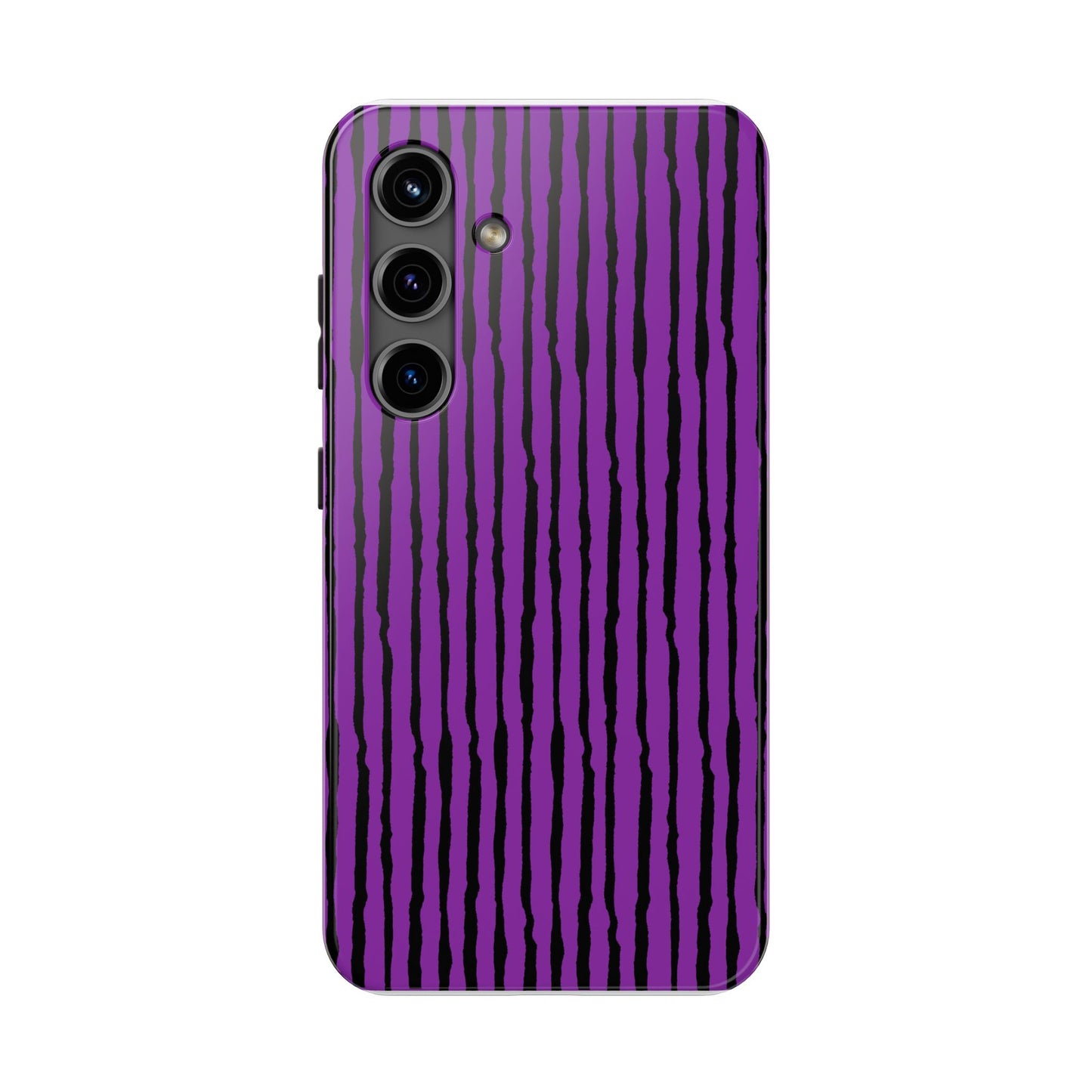 Sorta Stripe Purple / Black Phone Case
