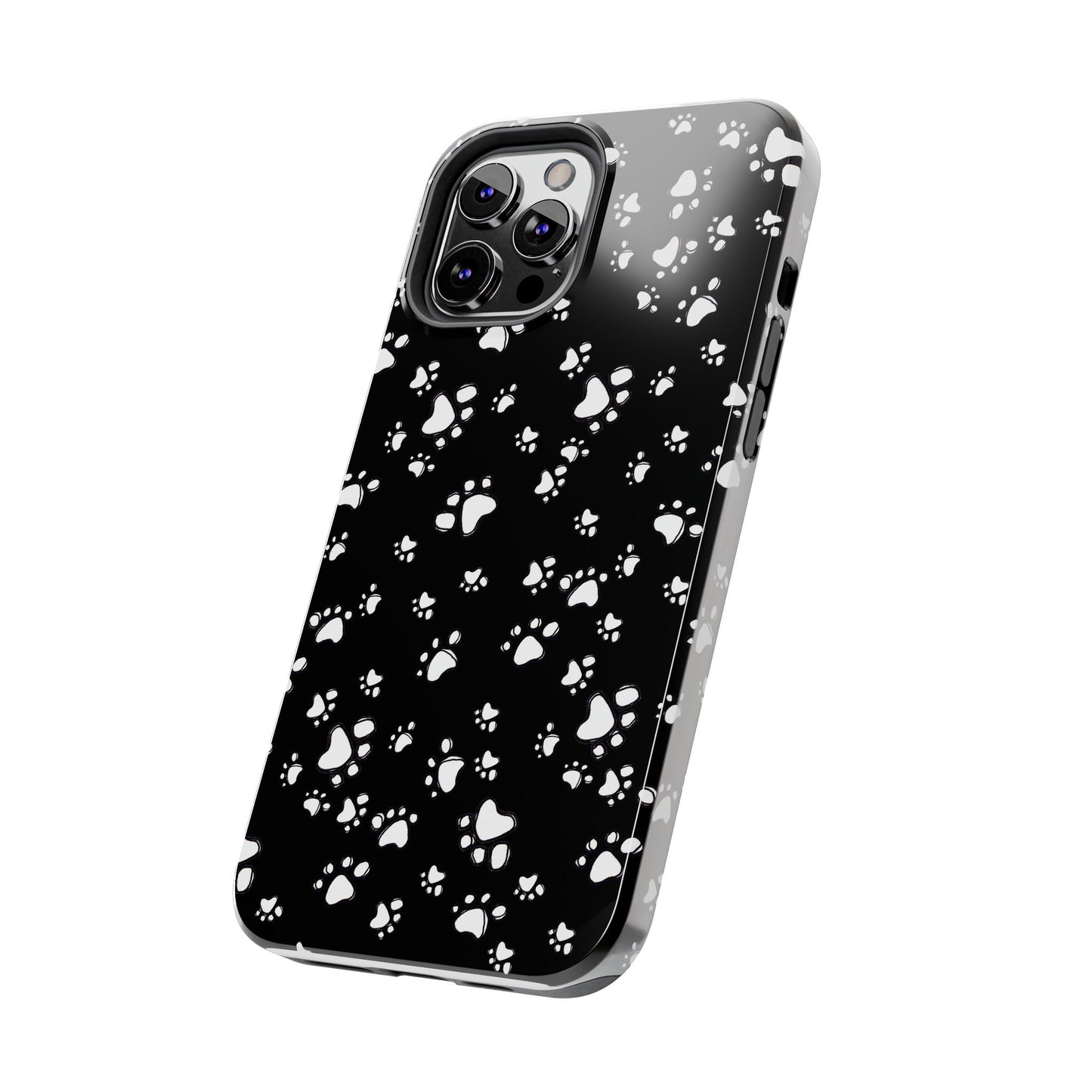 Paw Flakes Black Phone Case