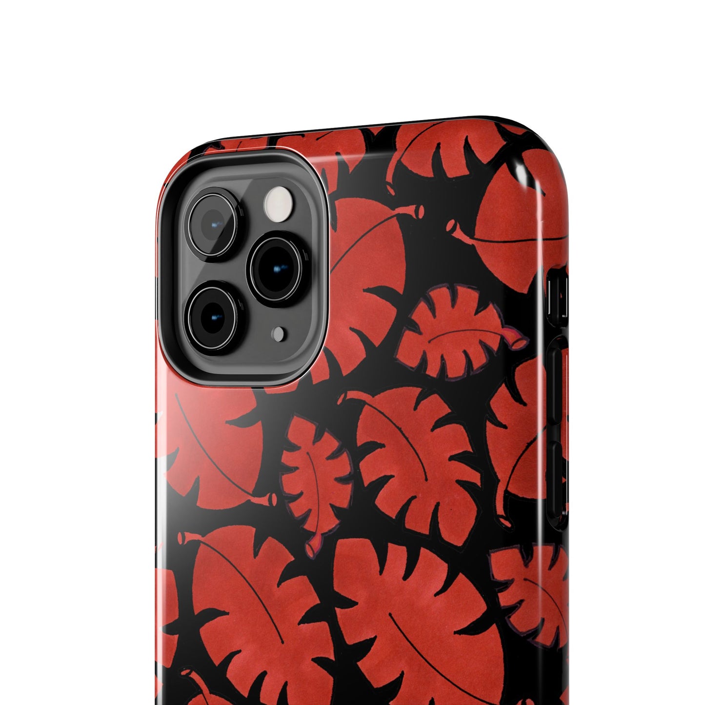 Red Bananas Black Phone Case