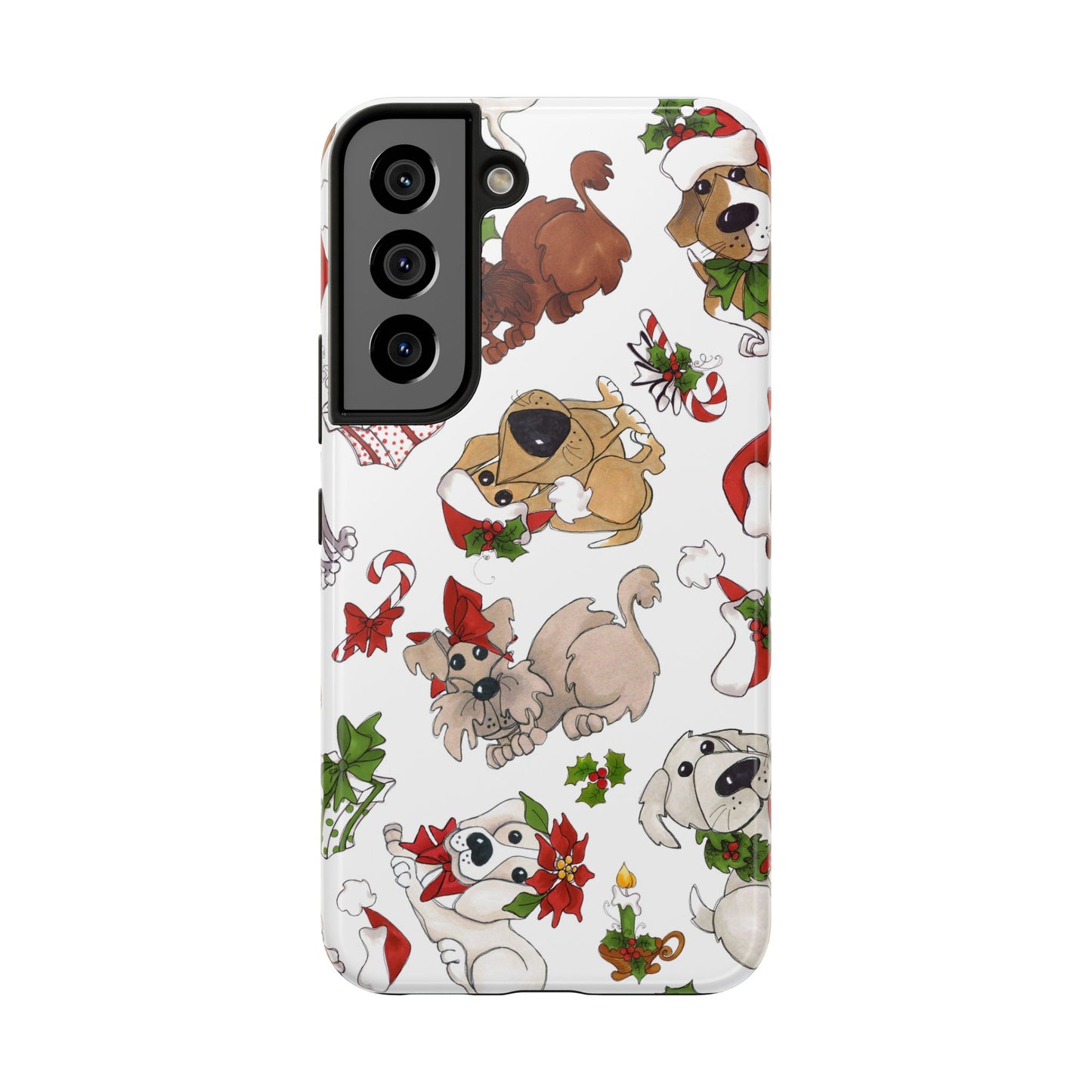Doggie Toss White Phone Case