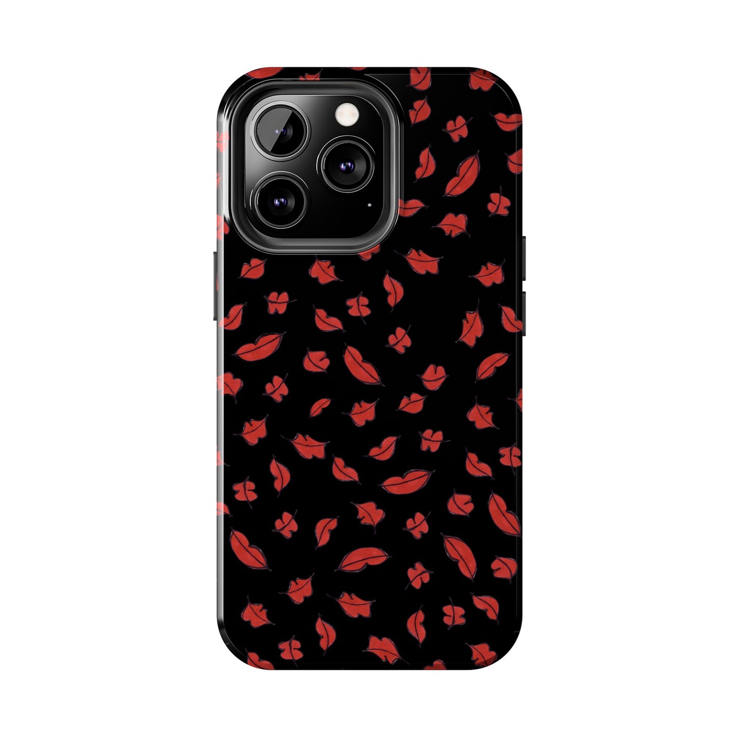 Autumn Lips Black Phone Case