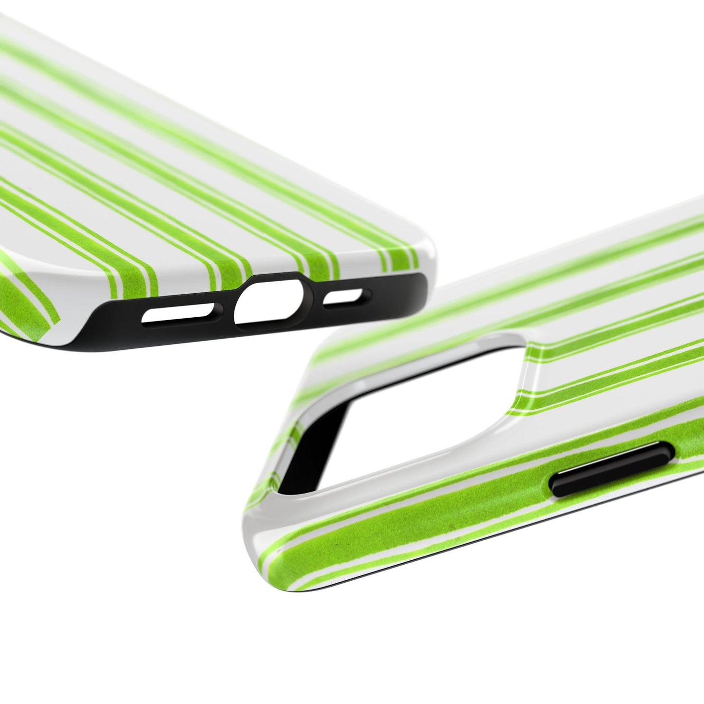 Awning Stripe Lime Phone Case