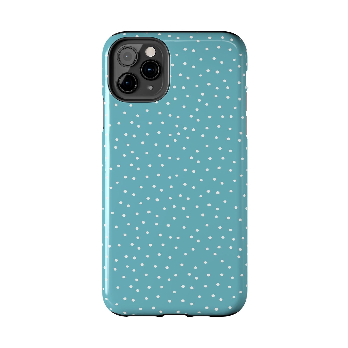 Dinky Dots Turquoise / White Phone Case