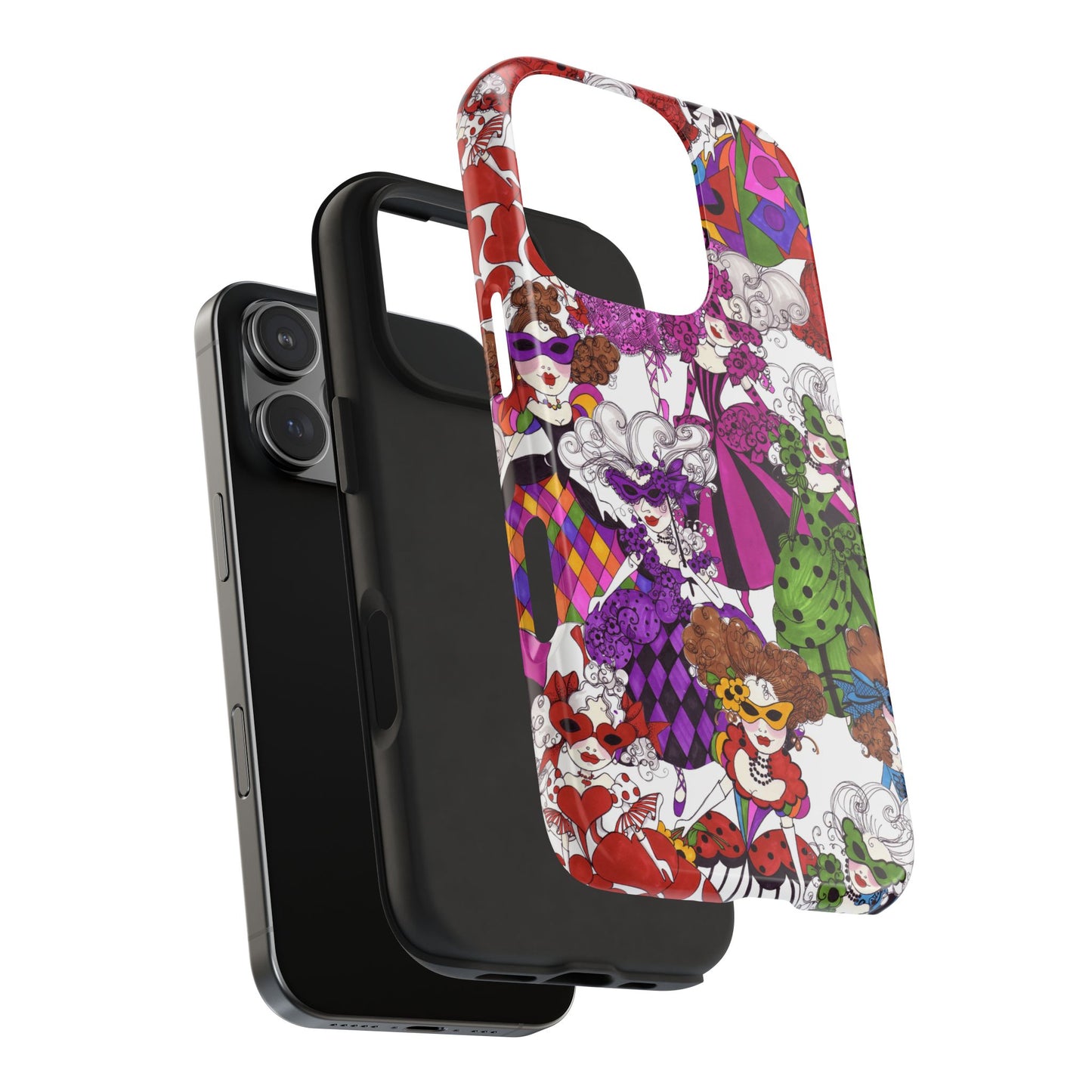 Crowded Dance Floor White Phone Case