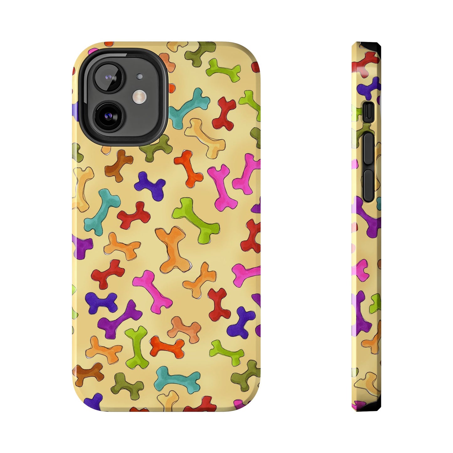 Happy Bones Yellow Phone Case