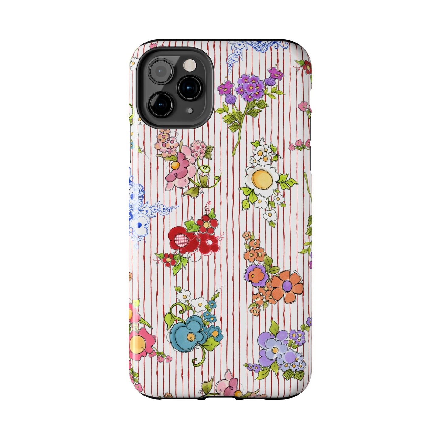 Mixed Bouquets Red / White Phone Case