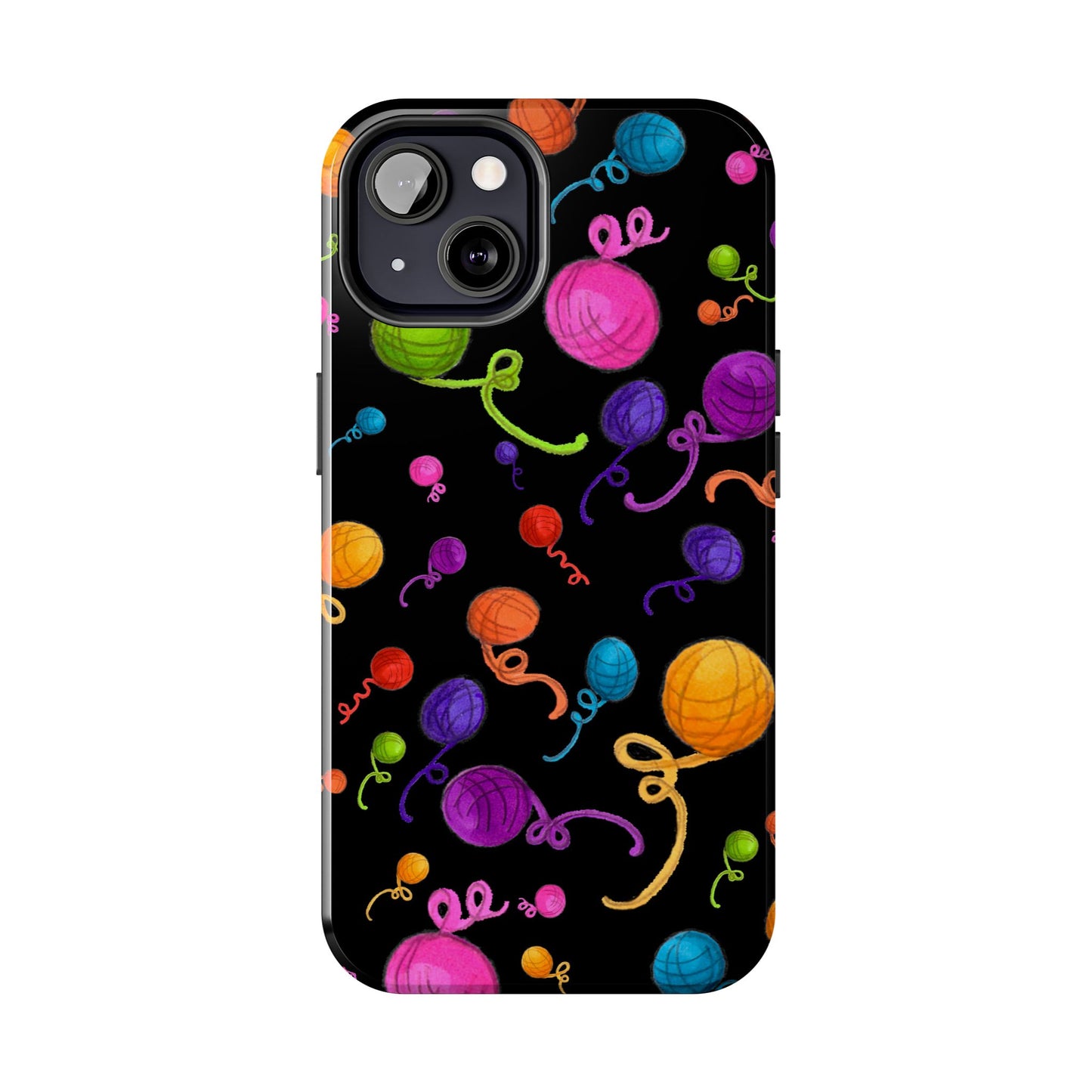 Yarniverse Black Phone Case