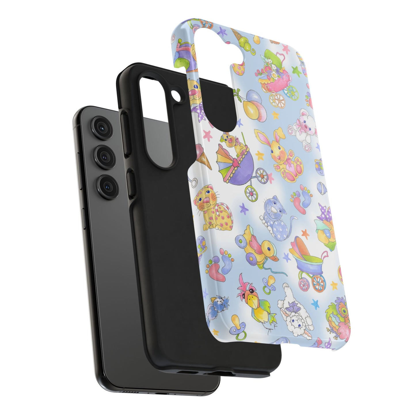 Busy Baby Blue Sky Phone Case