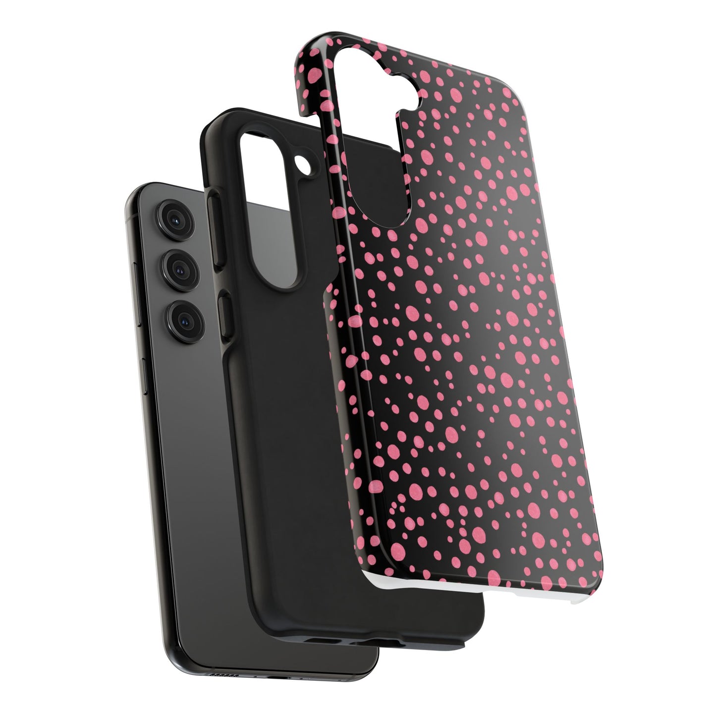 Balloon Dots Black / Pink Phone Case