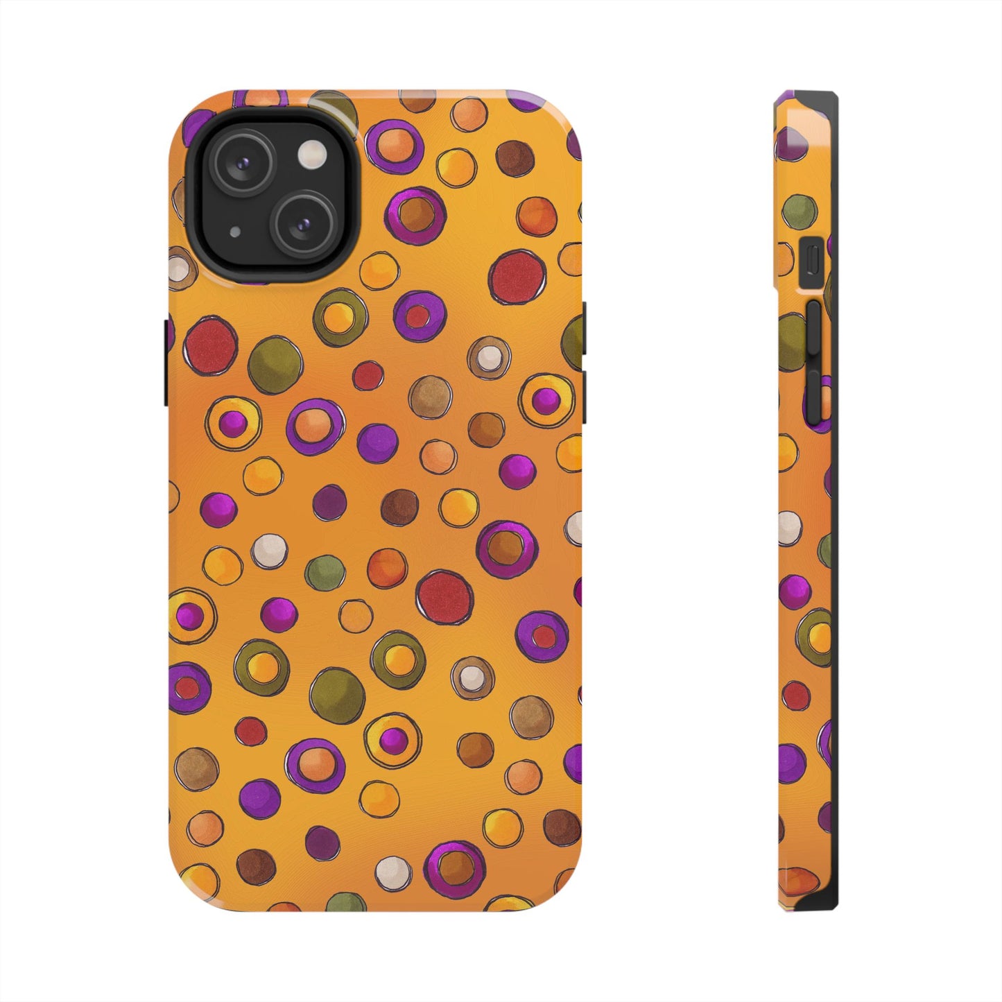 Double Dot Yellow Phone Case