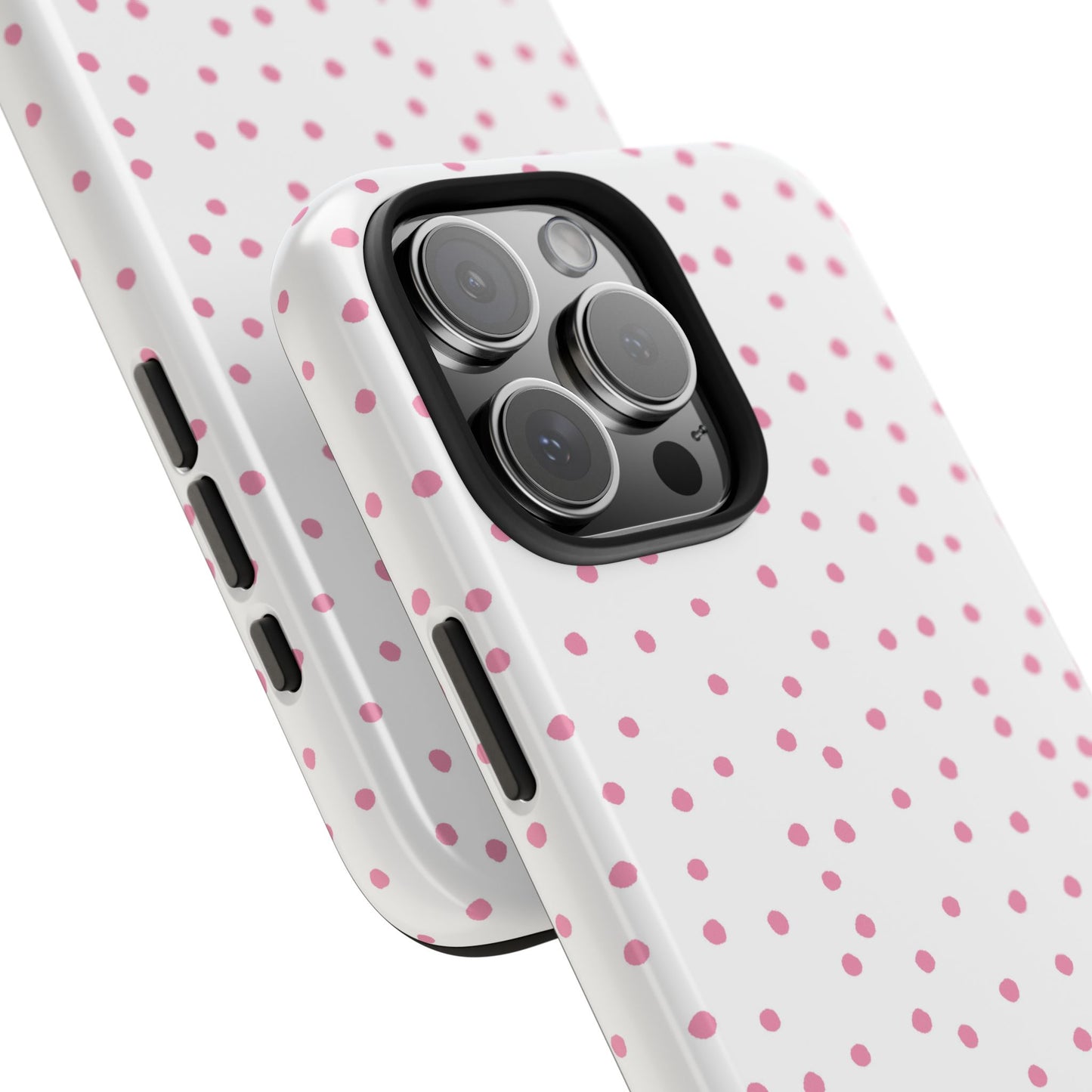 Dinky Dots White / Pink Phone Case