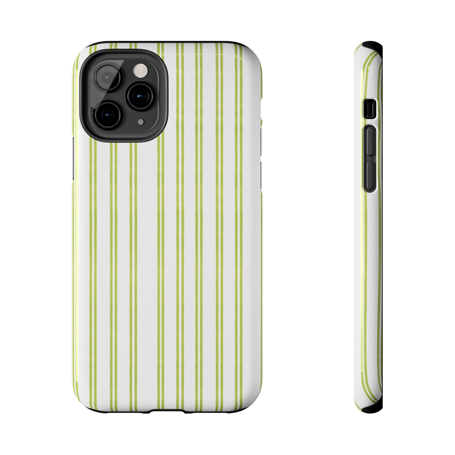 Green Double Stripe Phone Case