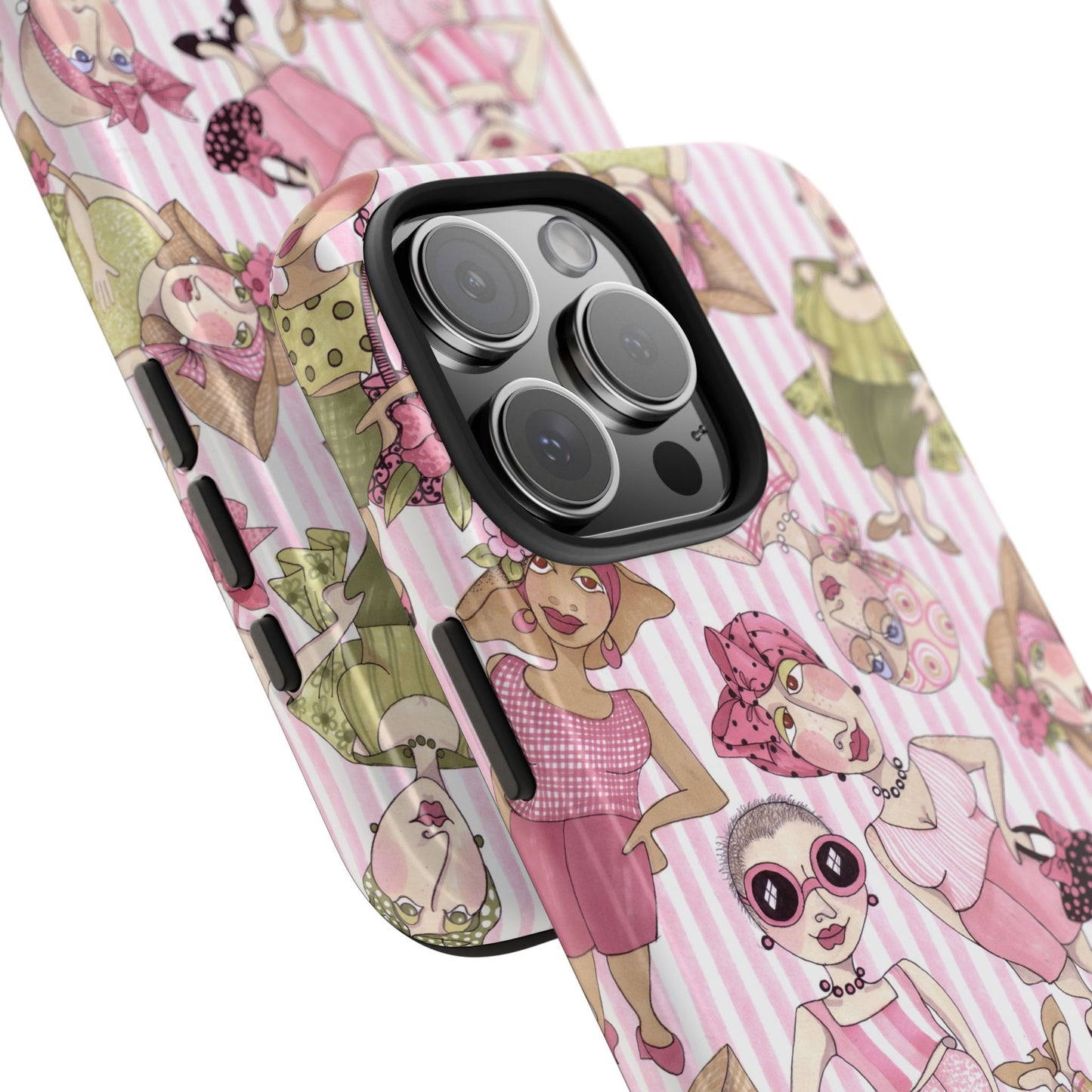 Tossed Ladies Pink Phone Case