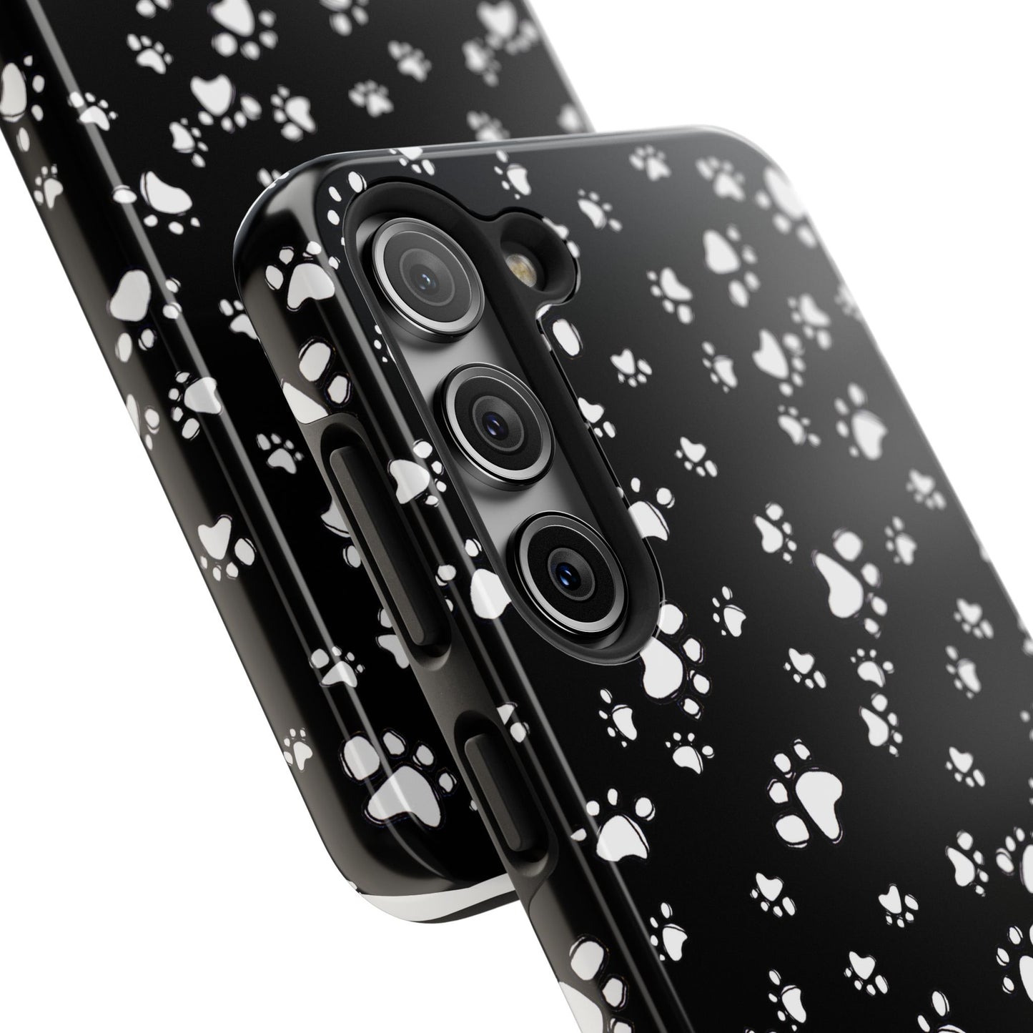 Paw Flakes Black Phone Case