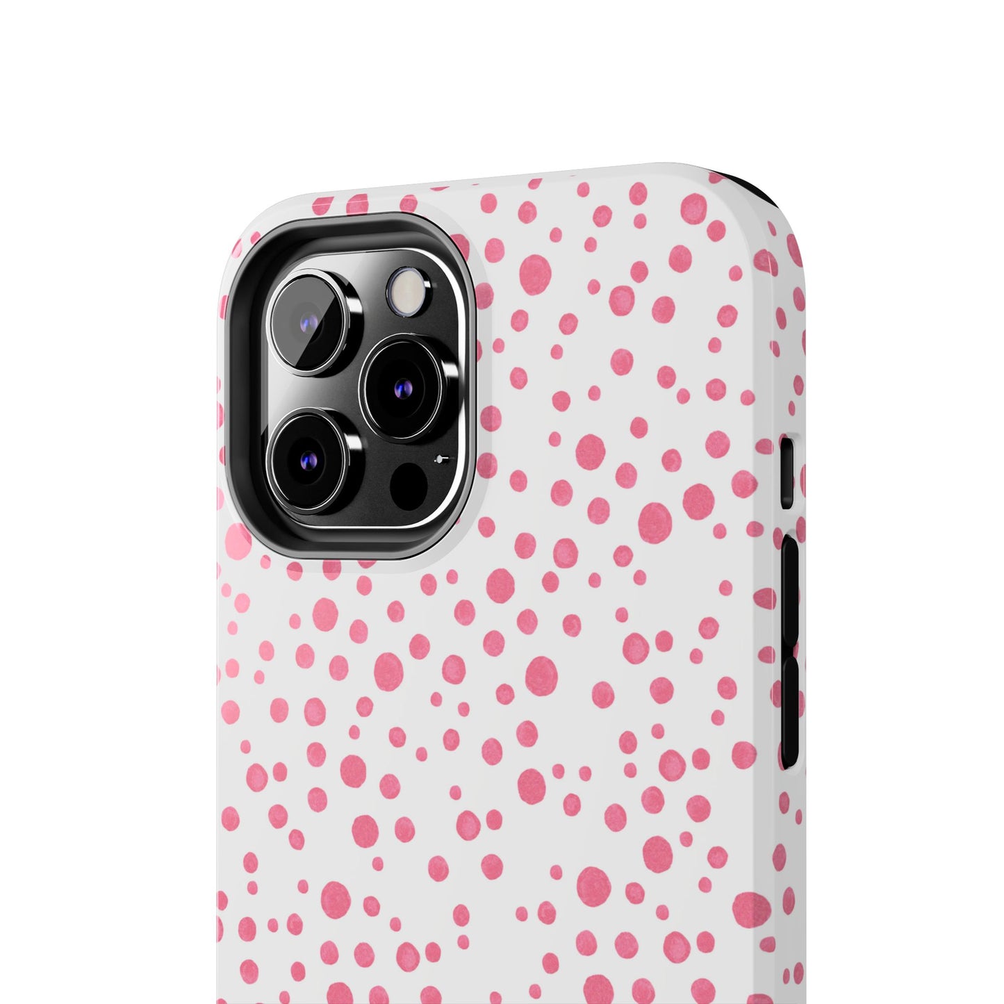 Balloon Dots White / Pink Phone Case