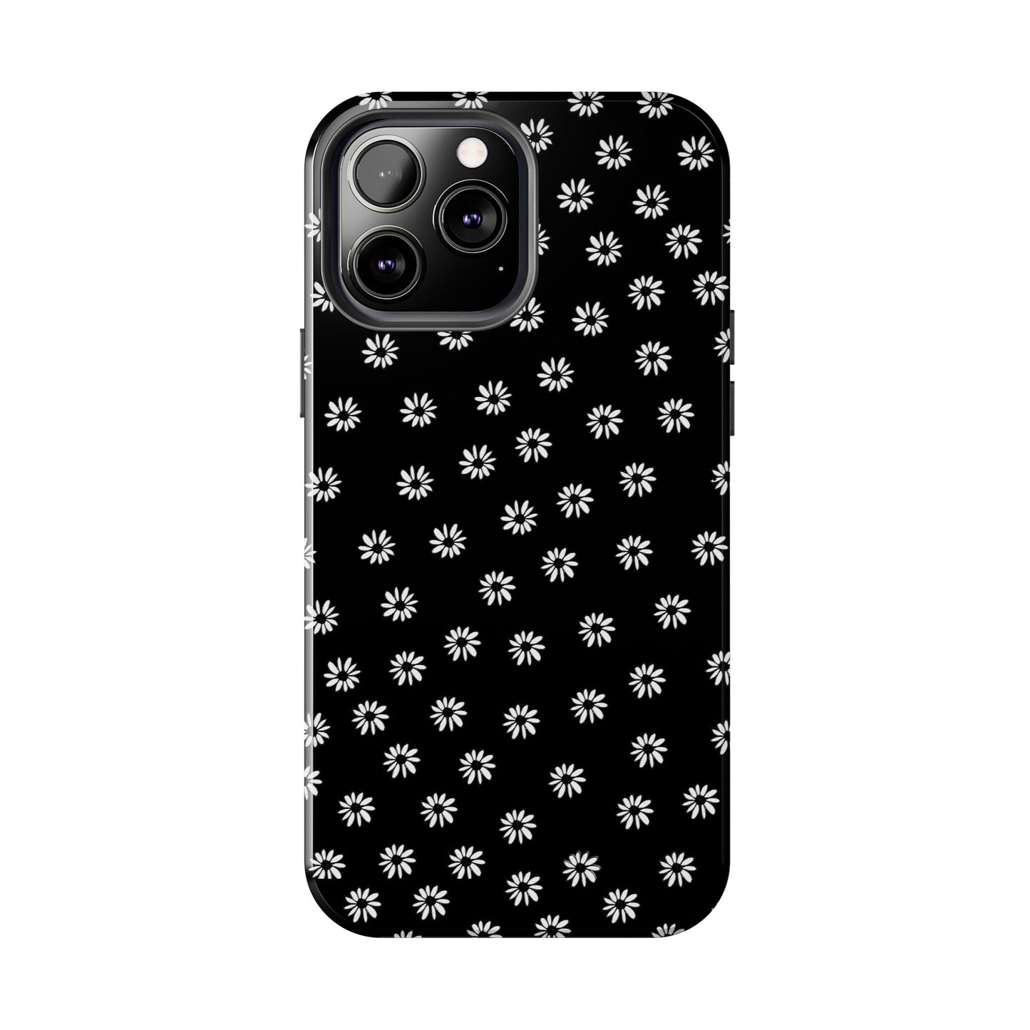Daisy Dot Black / White Phone Case
