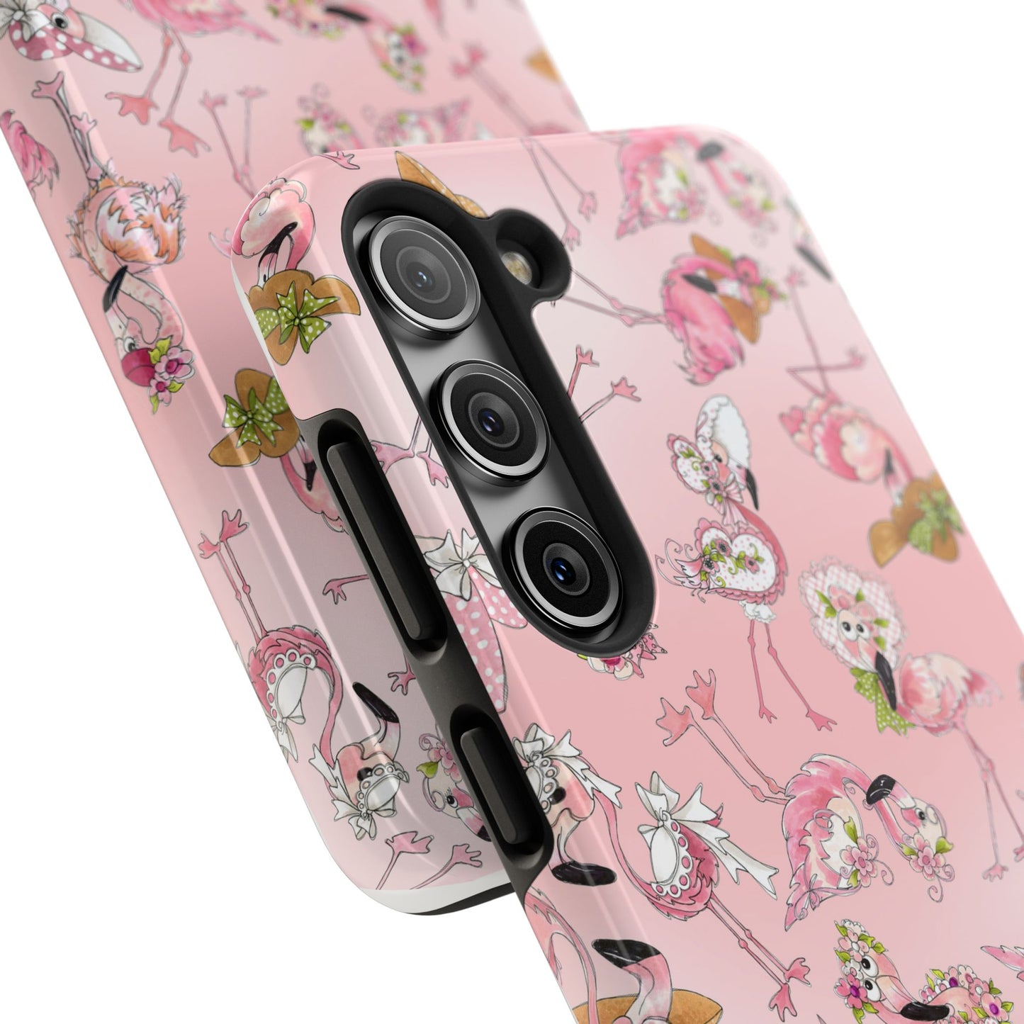 Tossed Flams Pink Phone Case