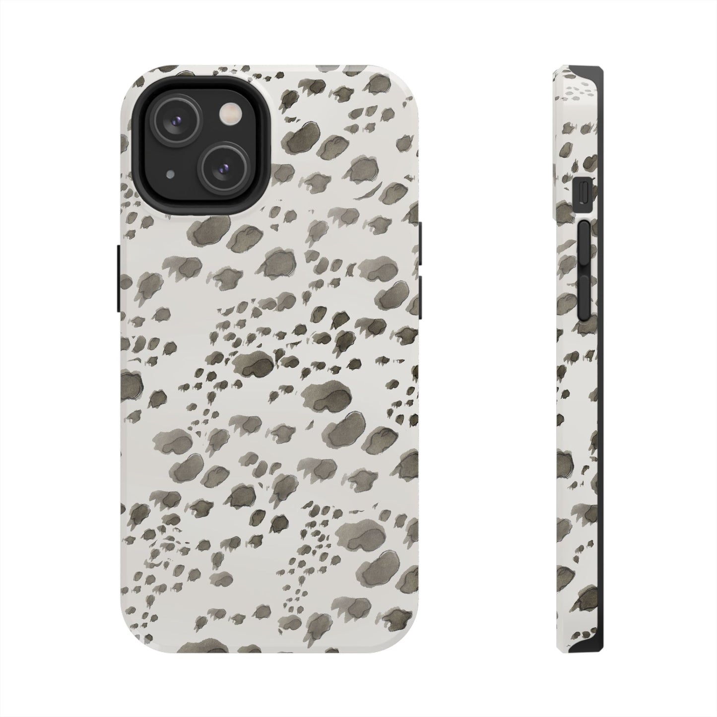Kitty Dots Gray Phone Case