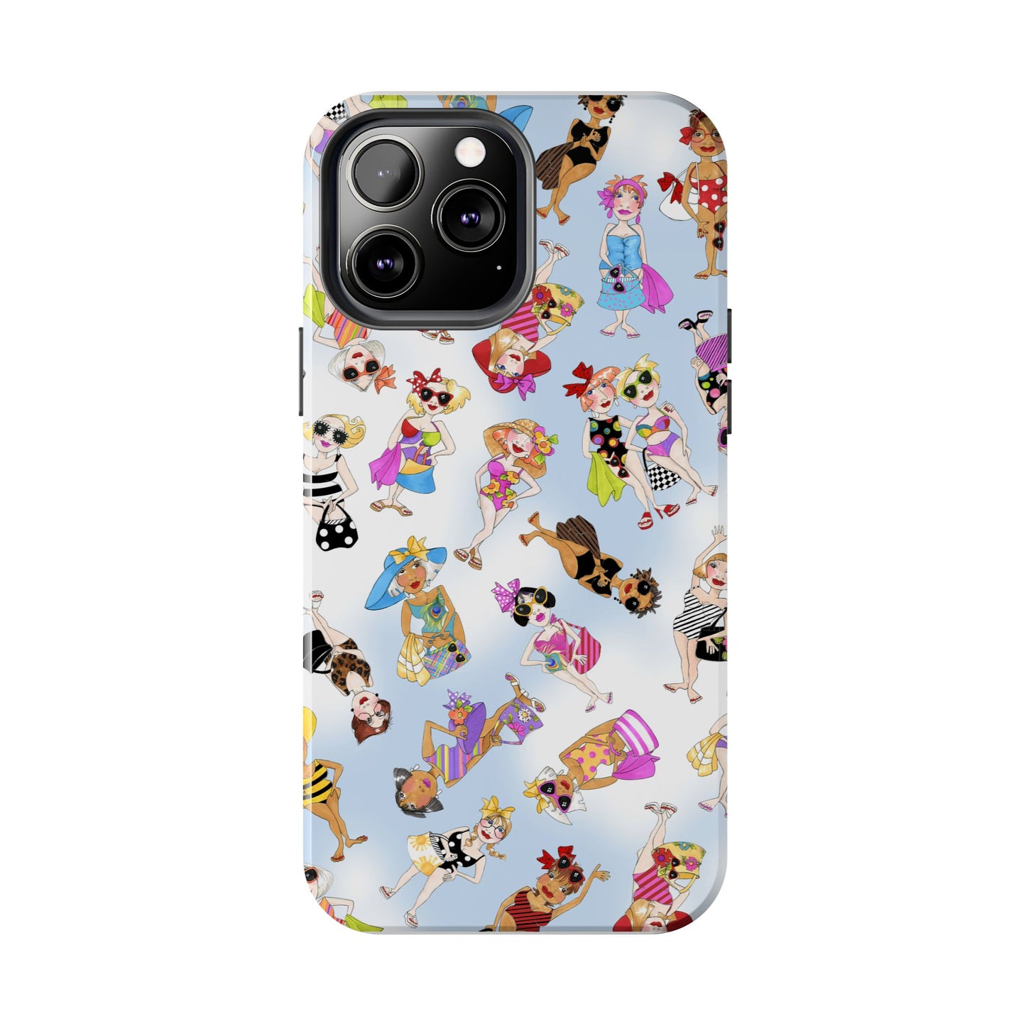 Tossed Beauties Blue Sky Phone Case