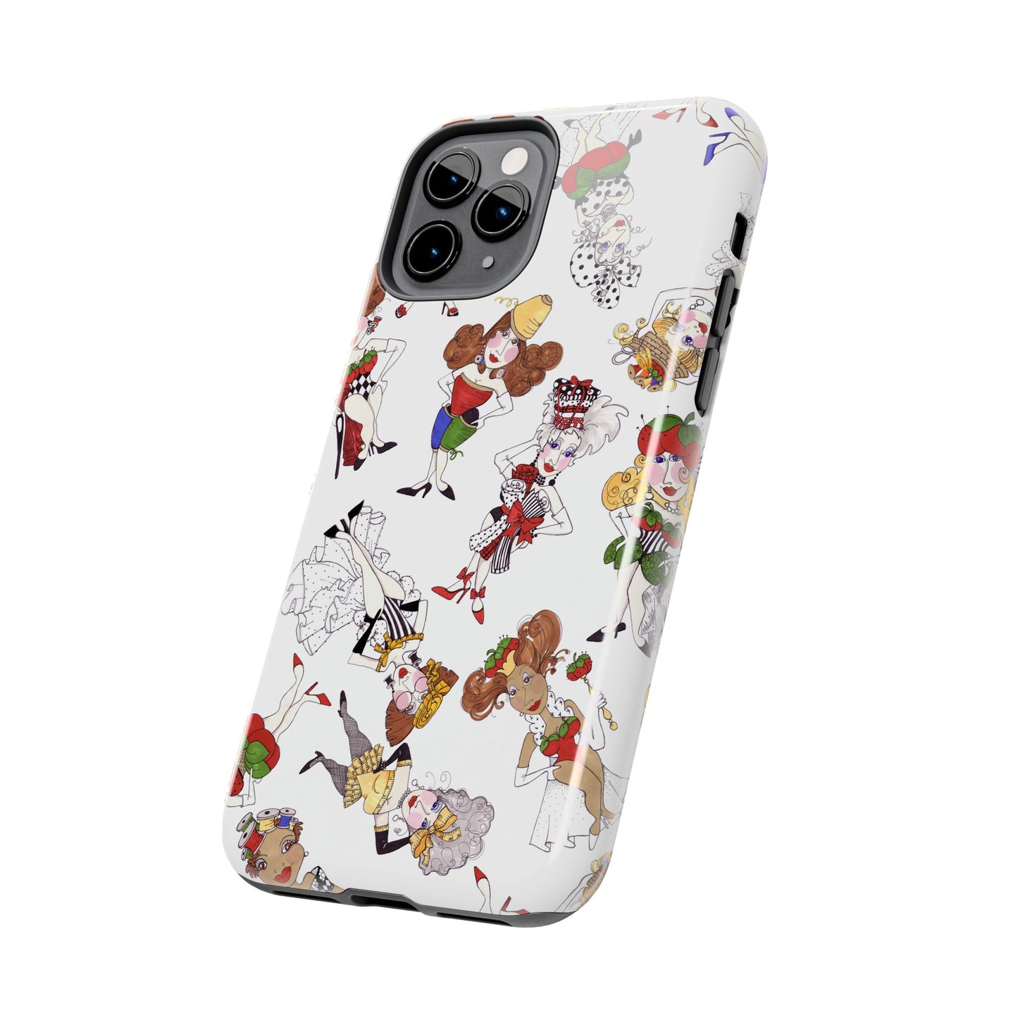 Sew Tossed White Phone Case