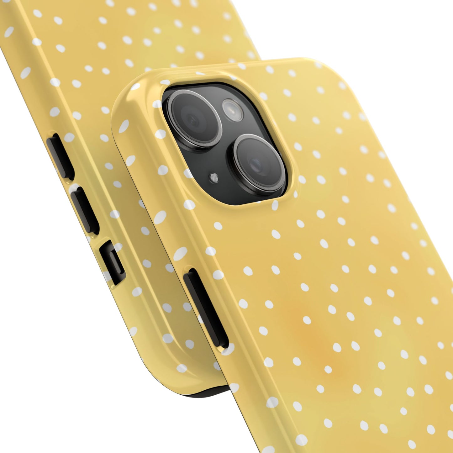 Dinky Dots Yellow / White Phone Case