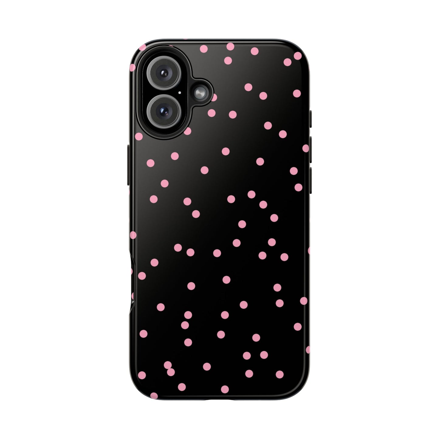 Space Dots Black / Pink Phone Case