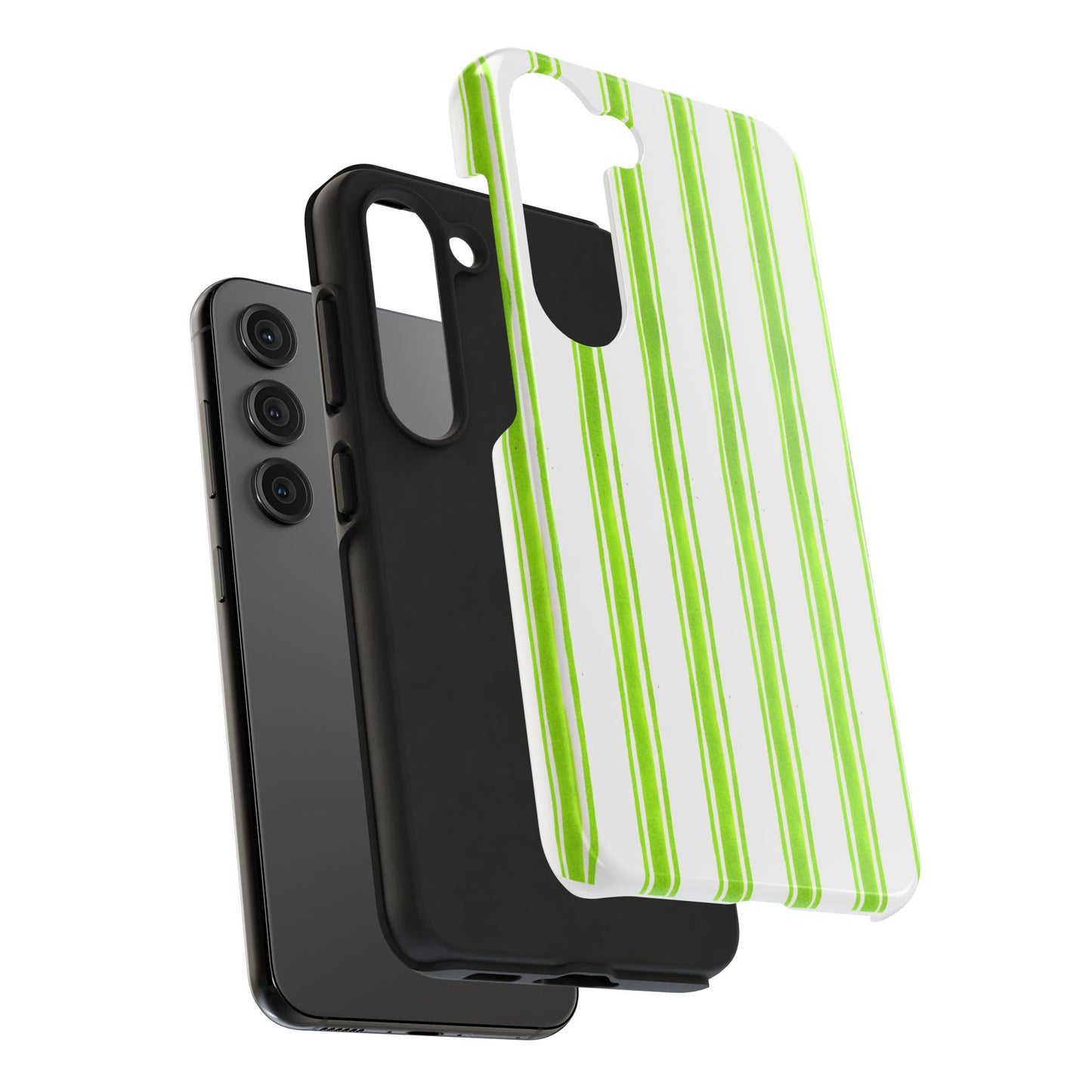 Awning Stripe Lime Phone Case
