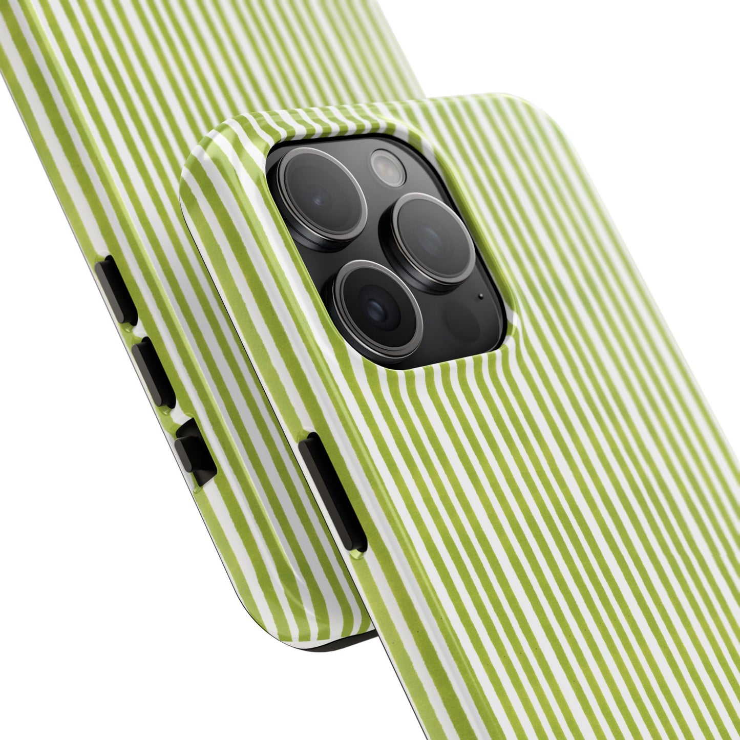 Lazy Stripe Lime Phone Case