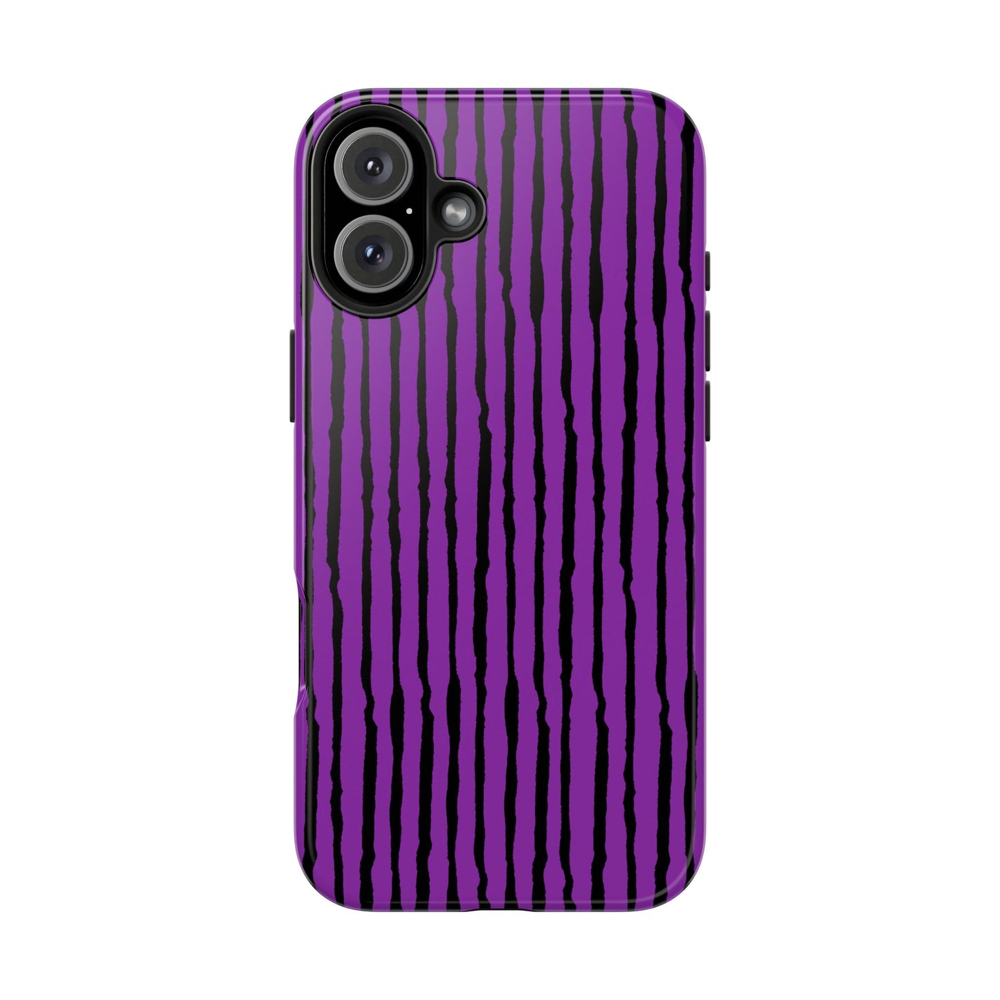 Sorta Stripe Purple / Black Phone Case