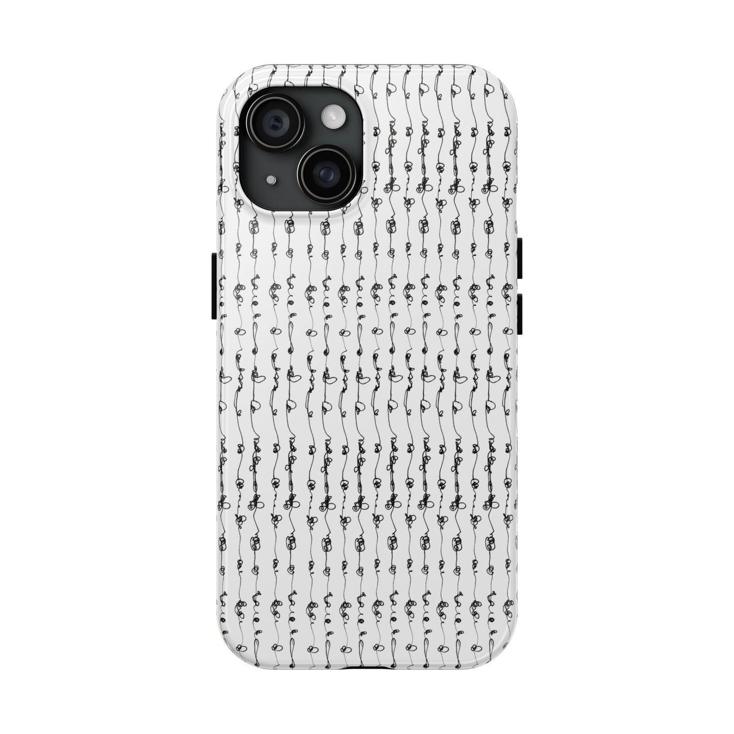 Scribble Stripe Phone Case