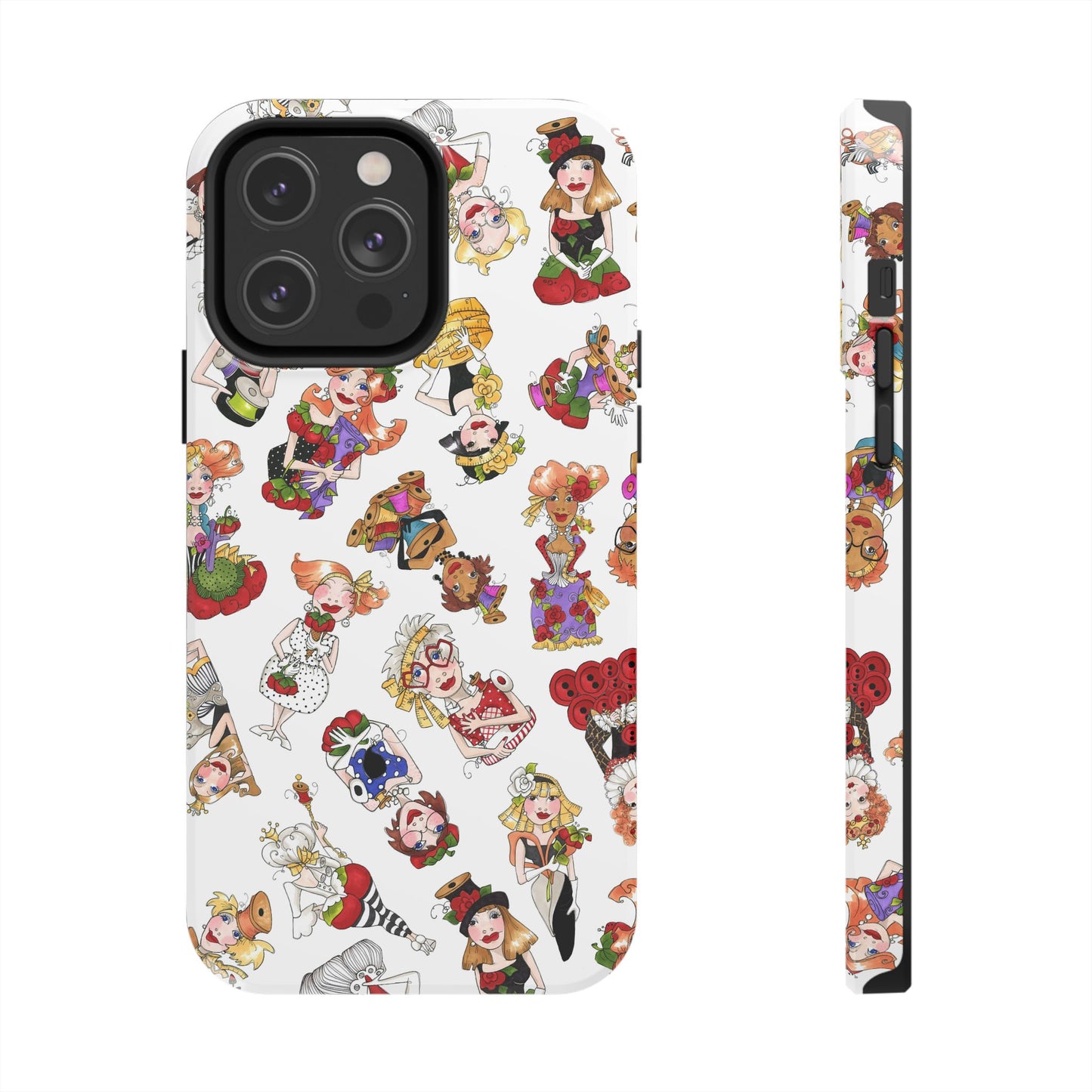 Curious Toss White Phone Case