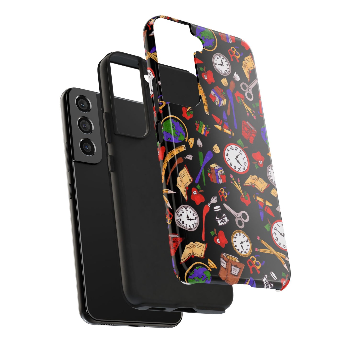 School Stuff Black Phone Case