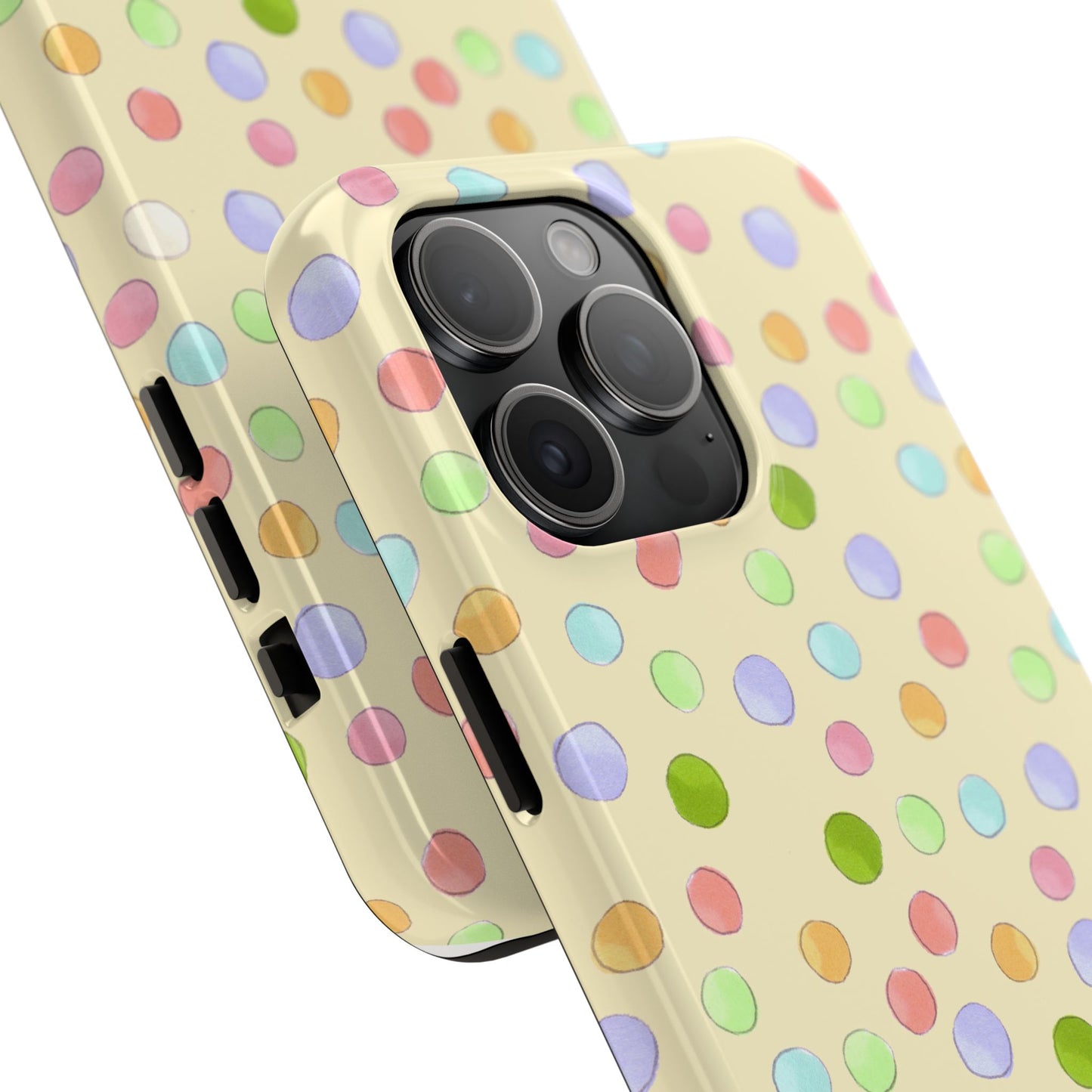Happy Dots Yellow Phone Case