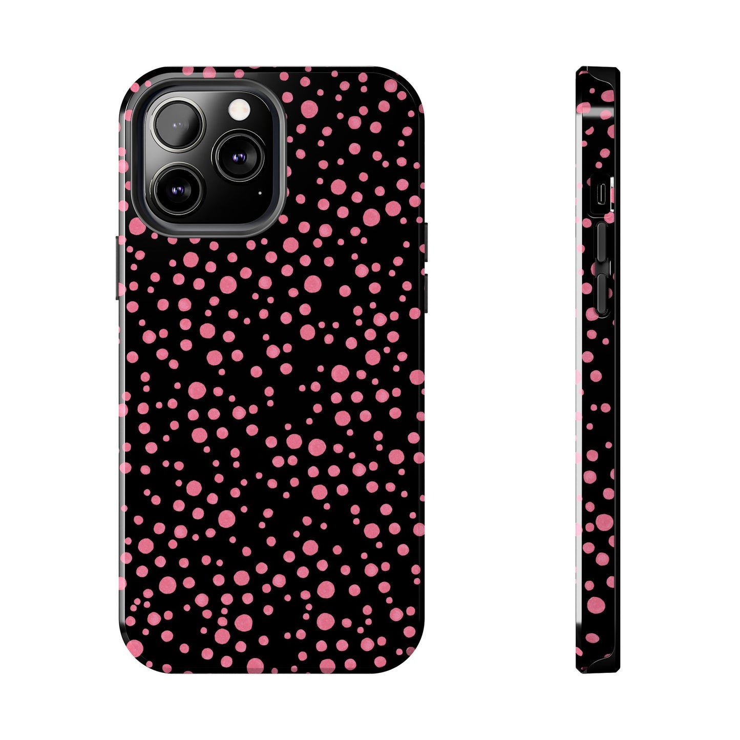 Balloon Dots Black / Pink Phone Case
