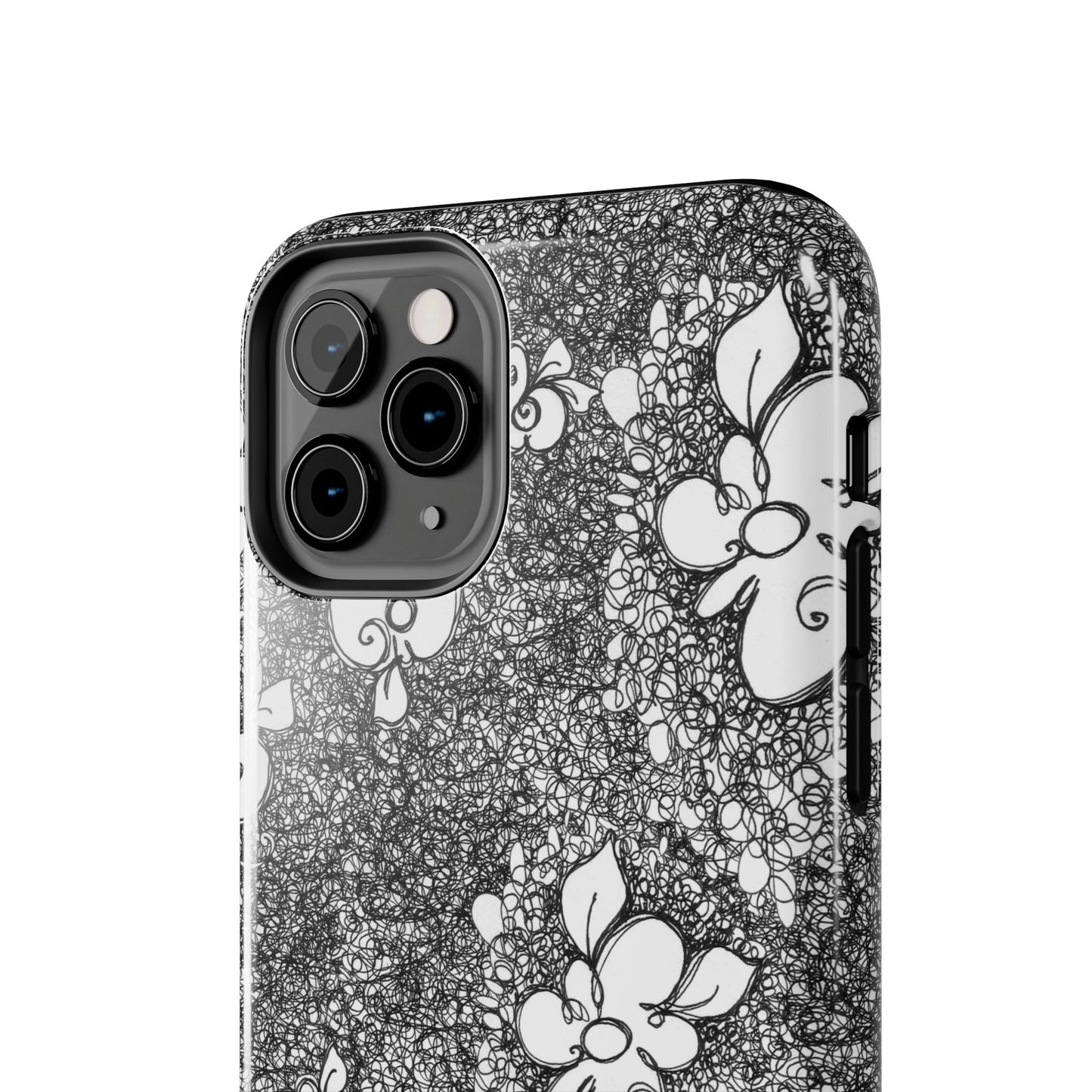 Flower Scribbles Phone Case
