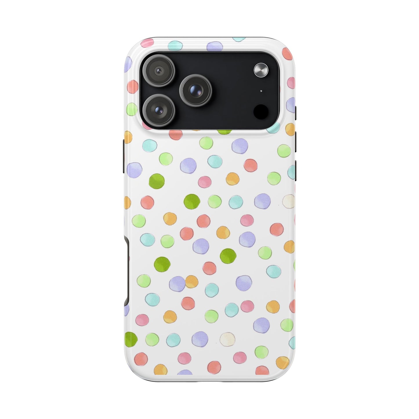 Happy Dots White Phone Case