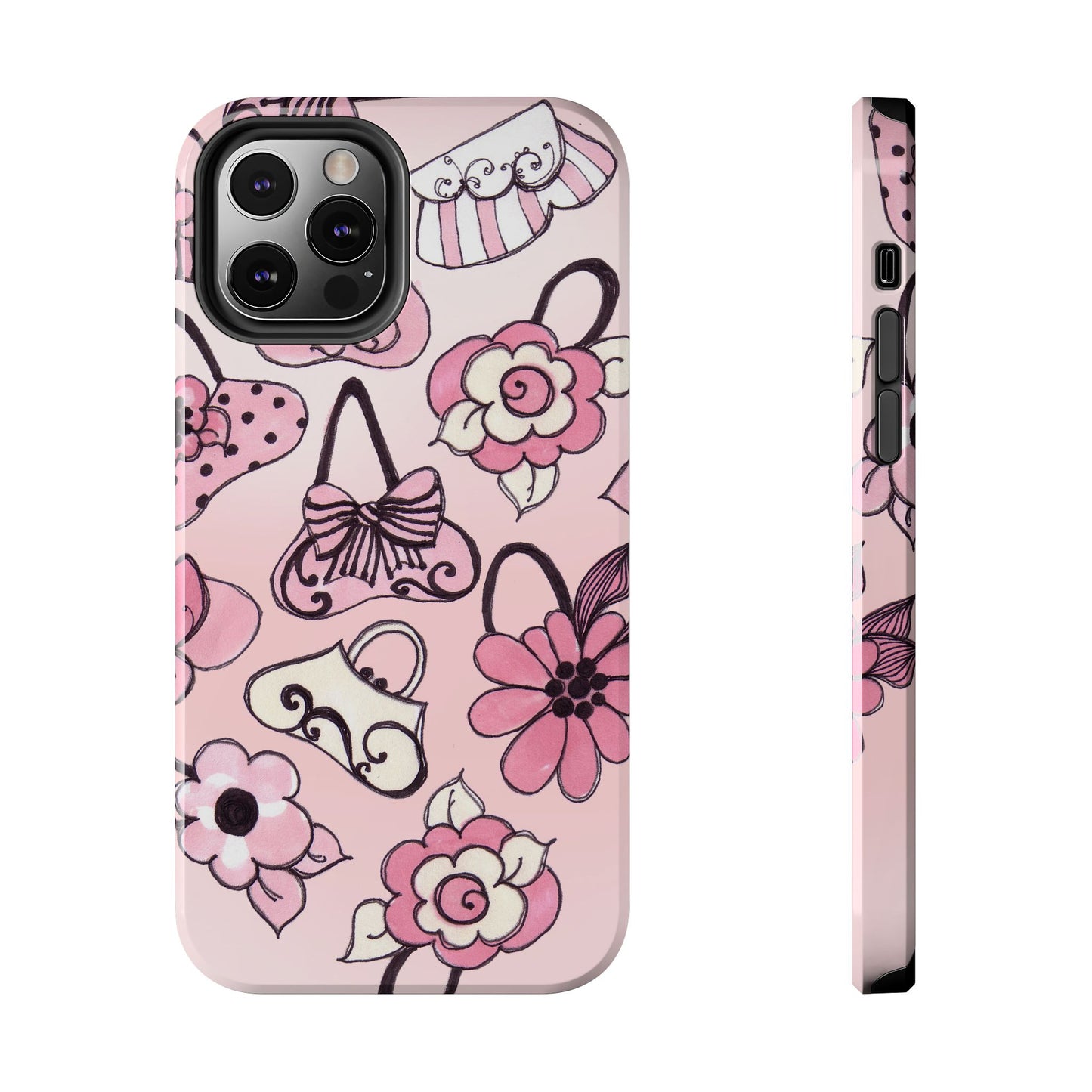 Cat Bags Pink Phone Case