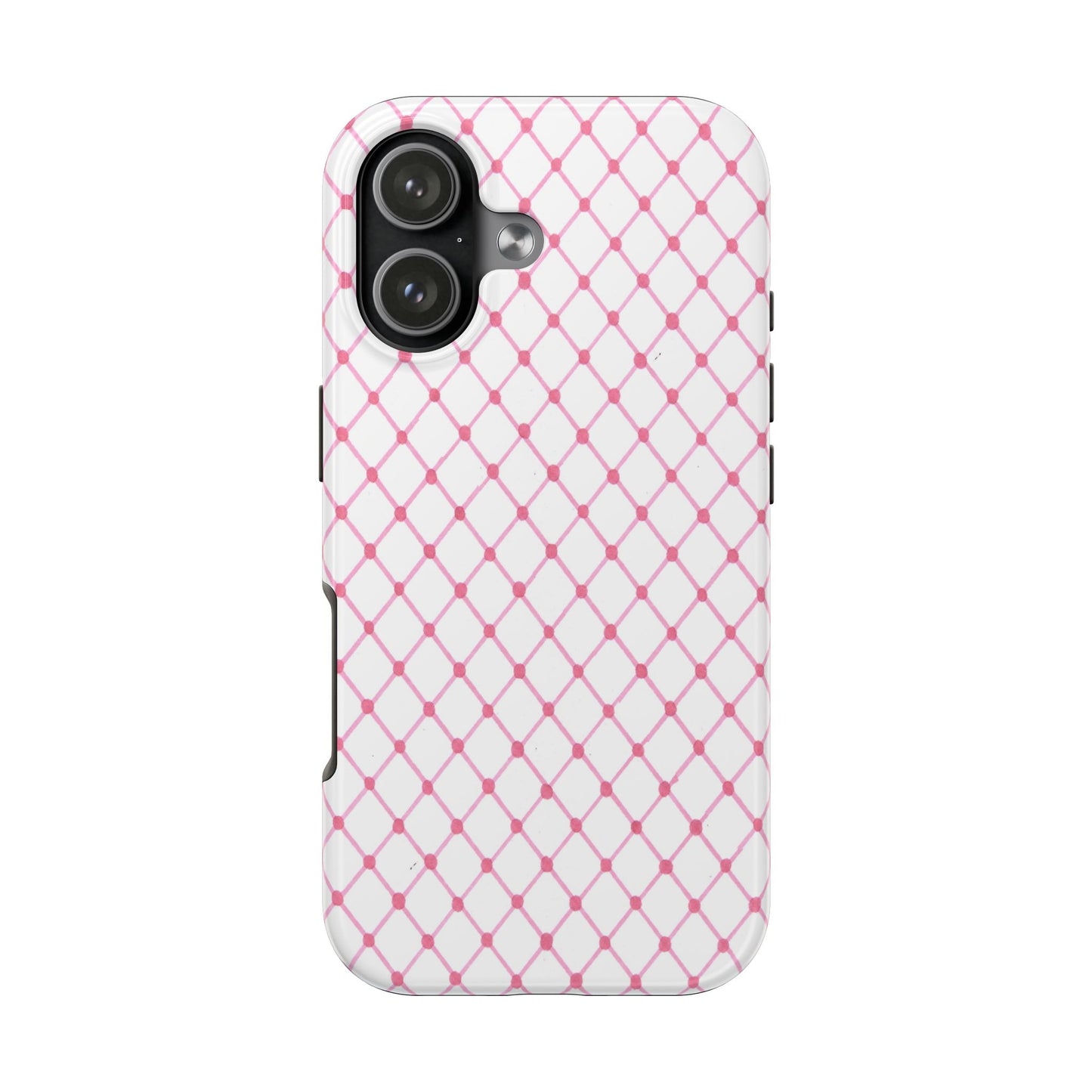 Diamond White / Pink Phone Case