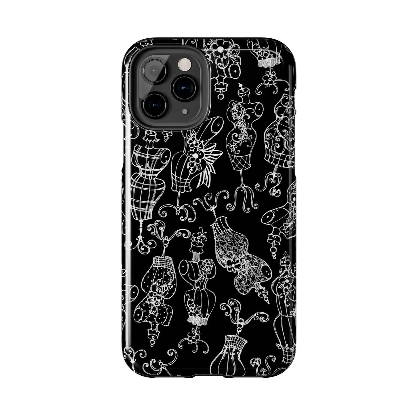Mannequinique Black / White Phone Case