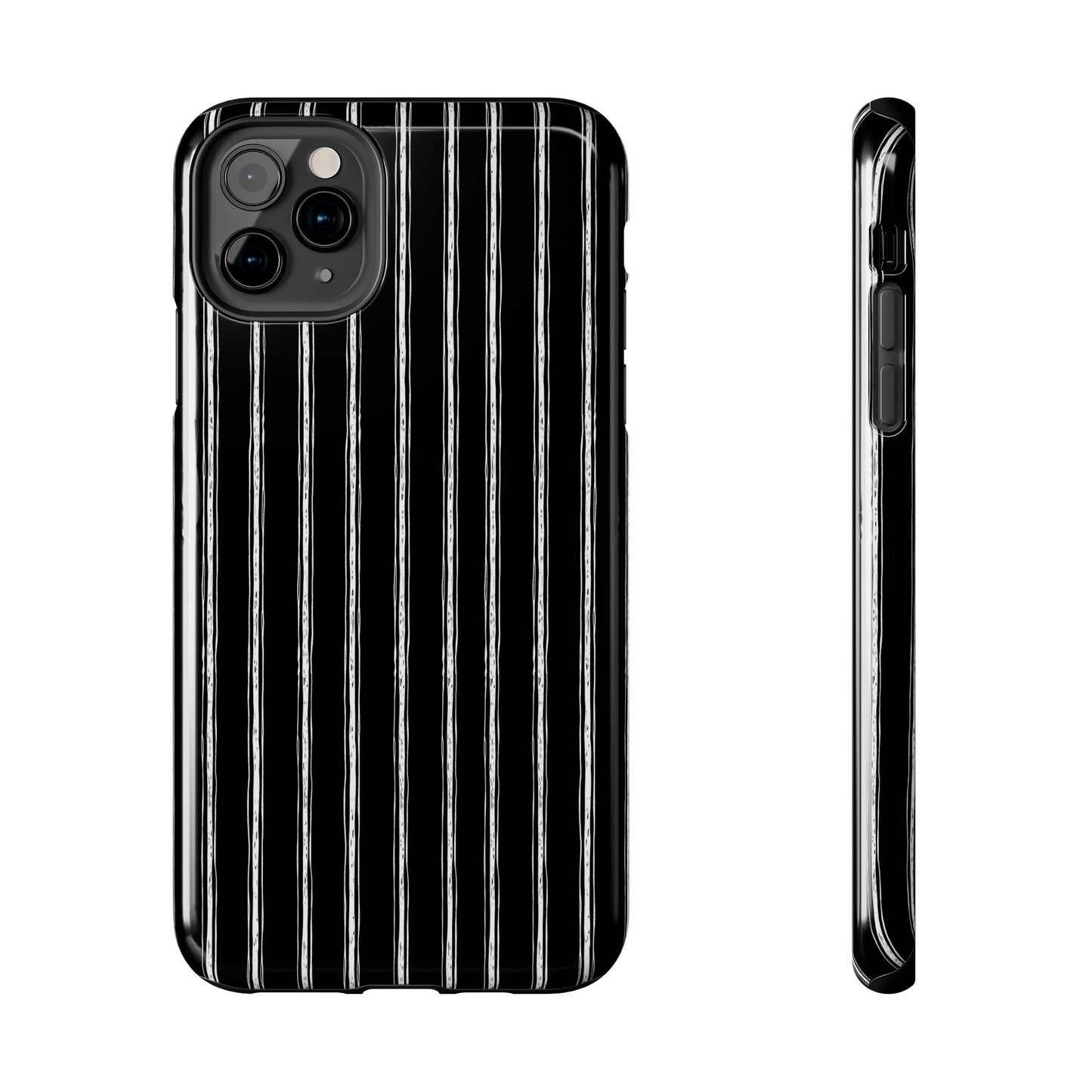 Napkin Stripe Black / White Phone Case