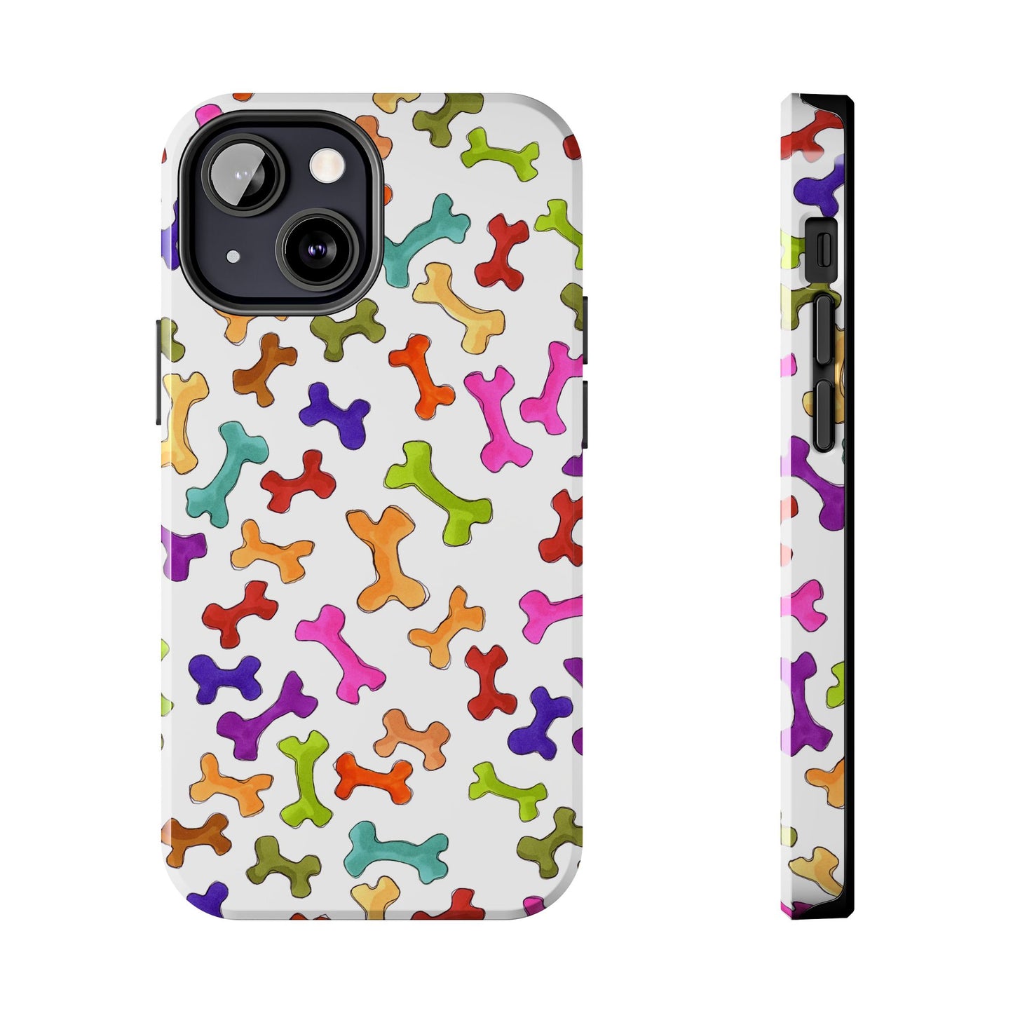 Happy Bones White Phone Case