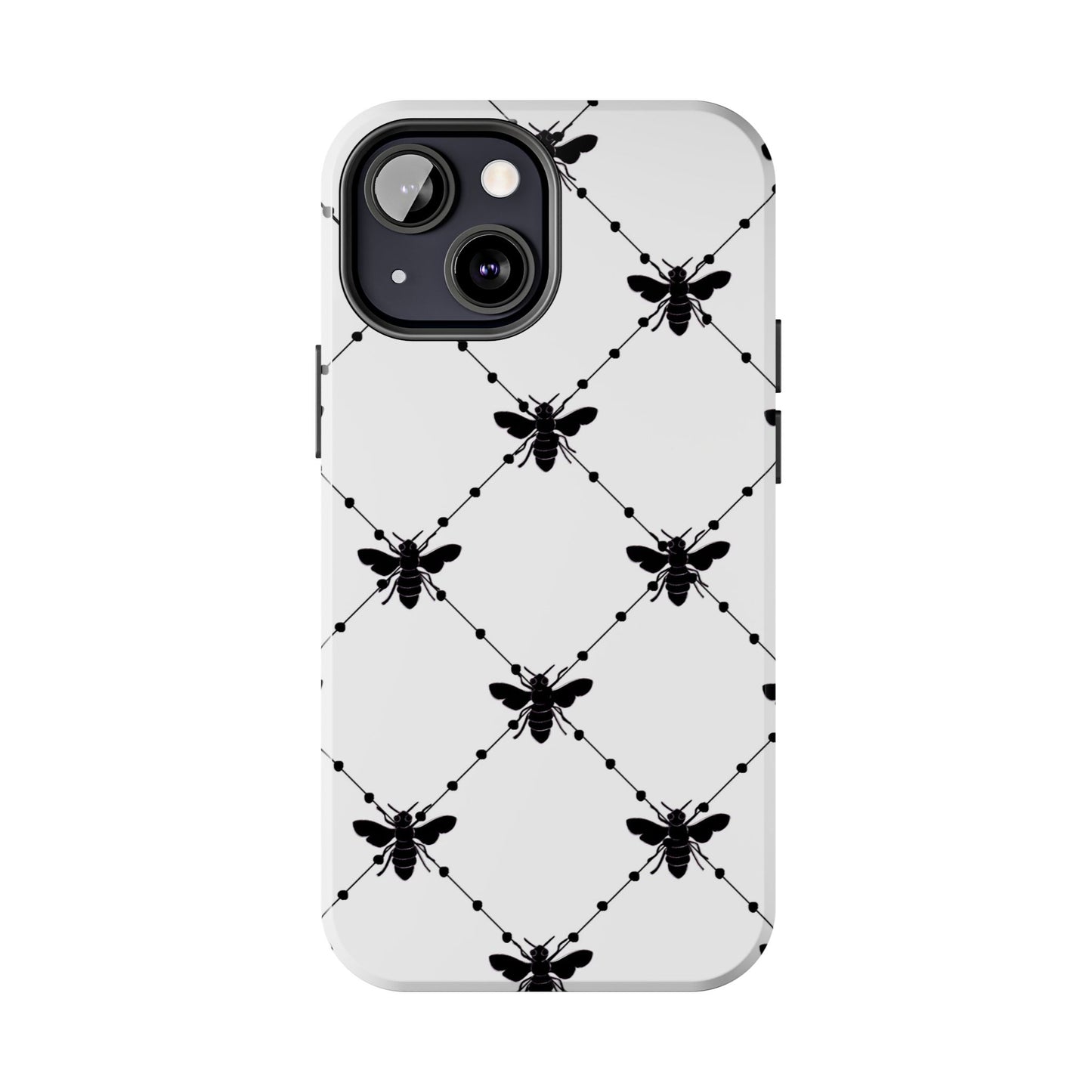 Beaded Bees White Phone Case