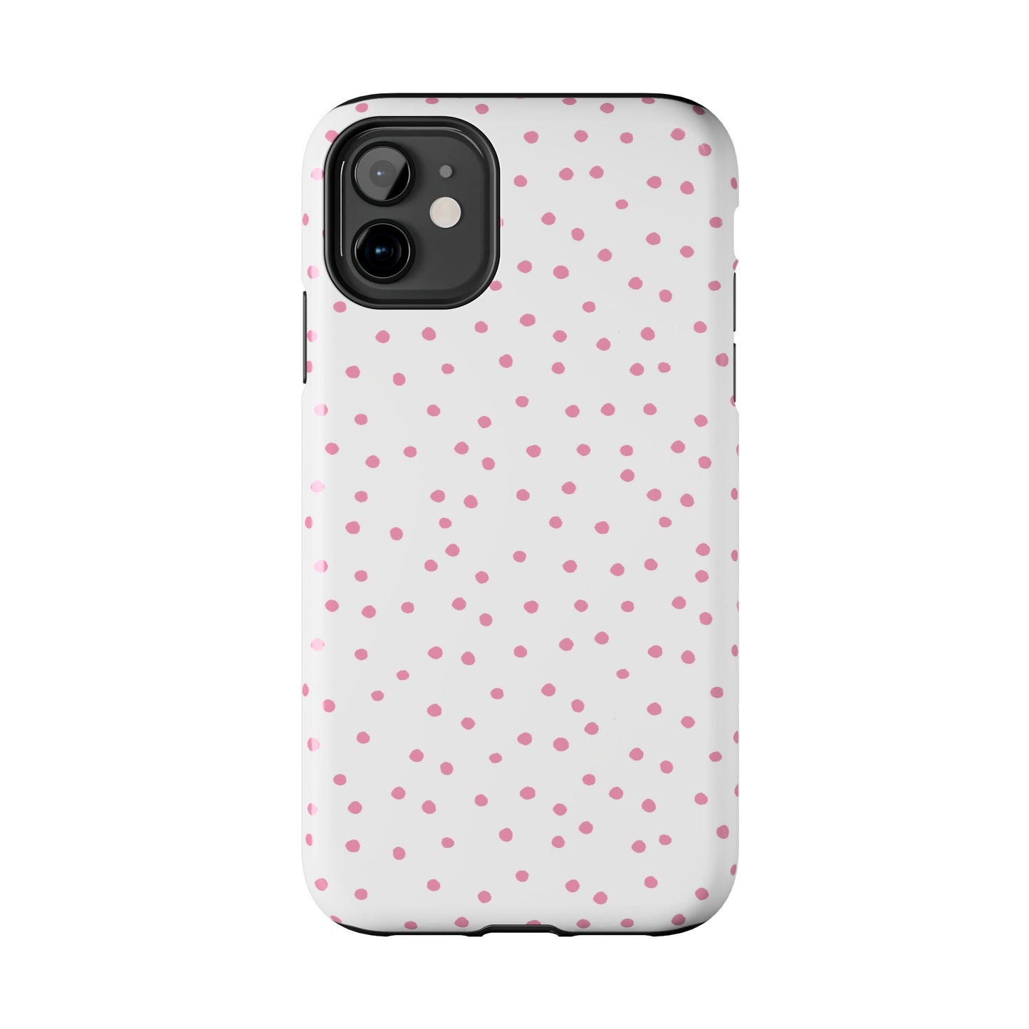 Dinky Dots White / Pink Phone Case