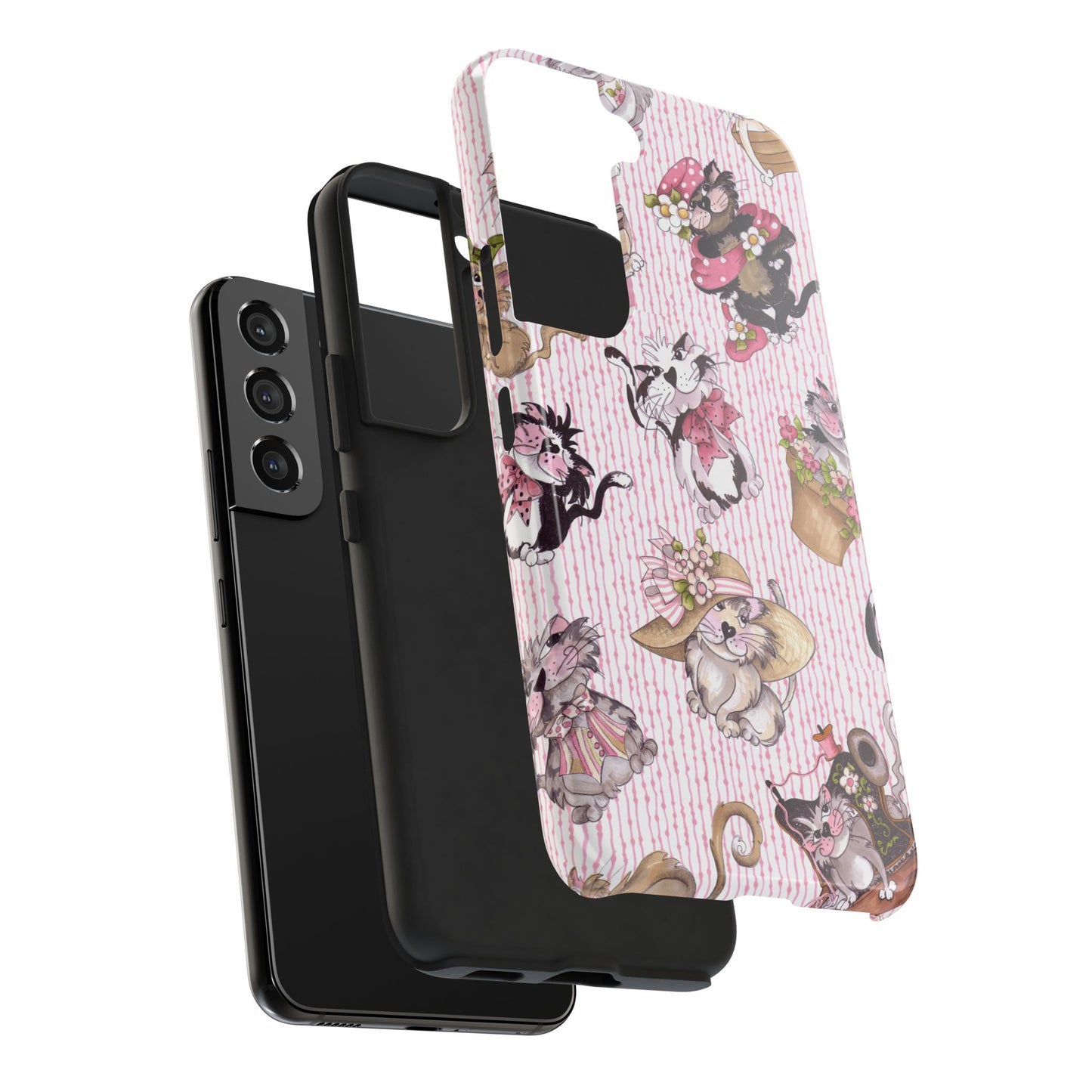 Fancy Cats Pink Phone Case