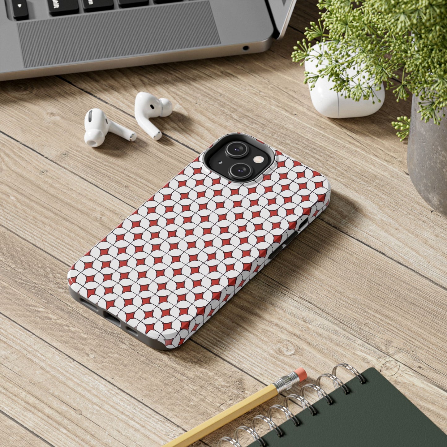 Tile-ish Red Phone Case