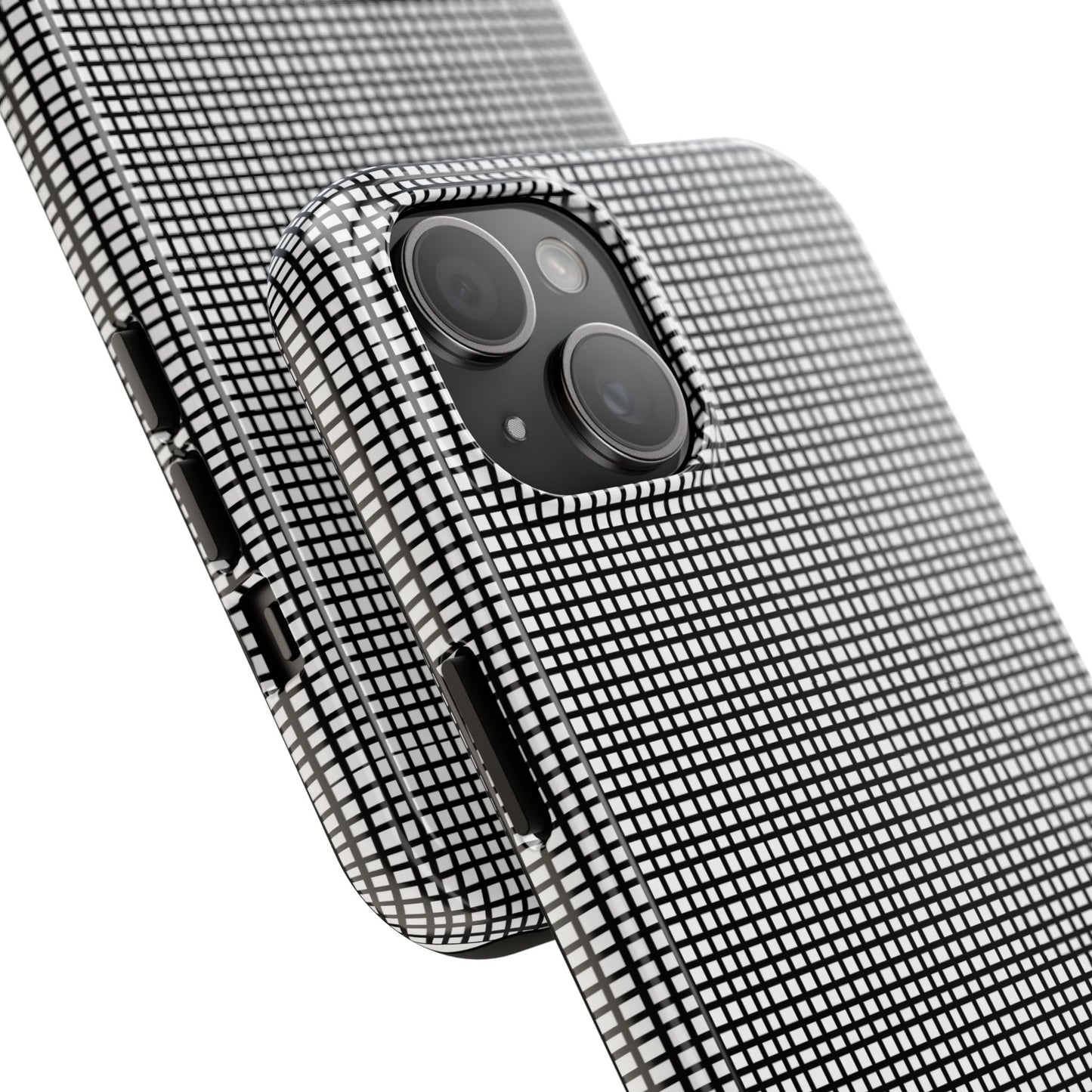 Window Pane White / Black Phone Case
