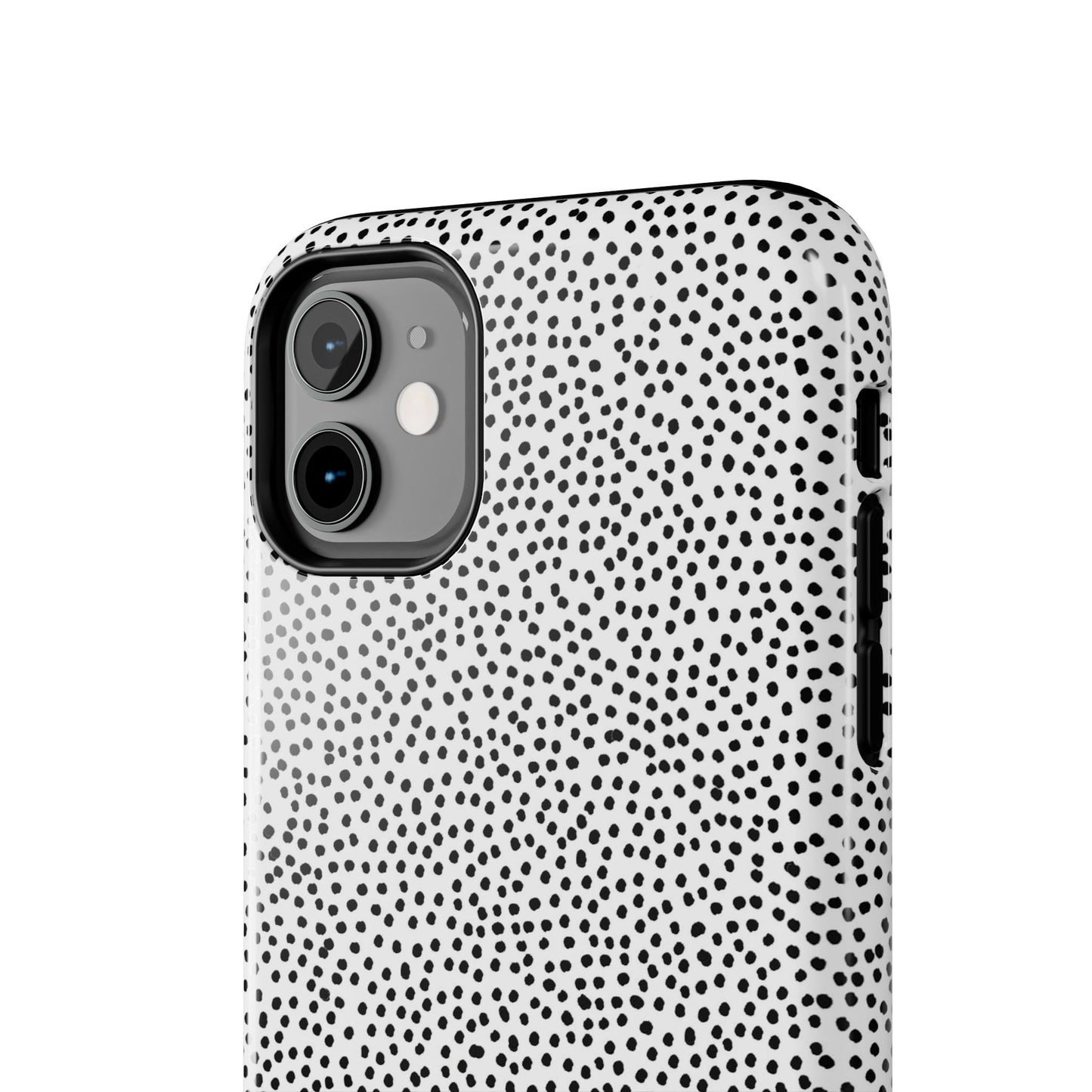 Baby Dots White / Black Phone Case