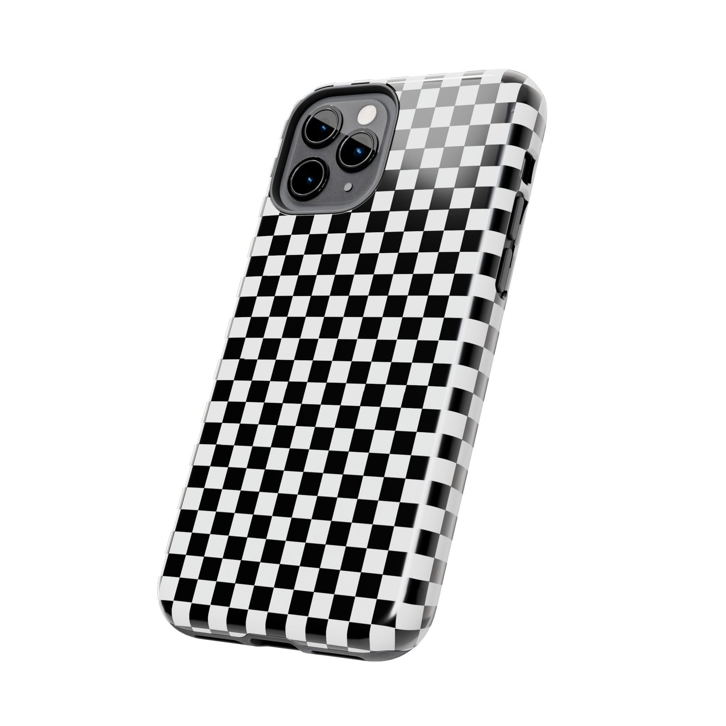 Checkerboard Black / White Phone Case