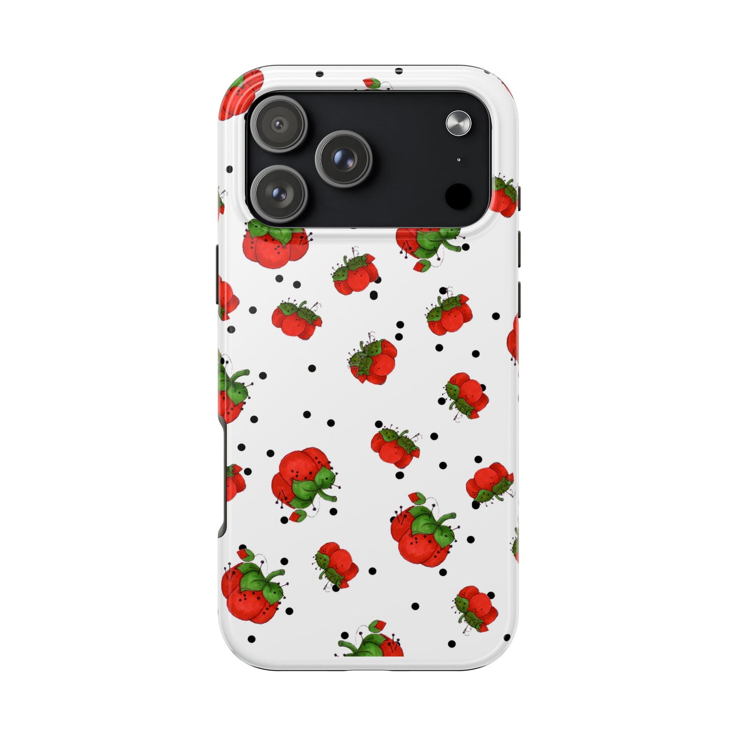 Pin Dots White Phone Case