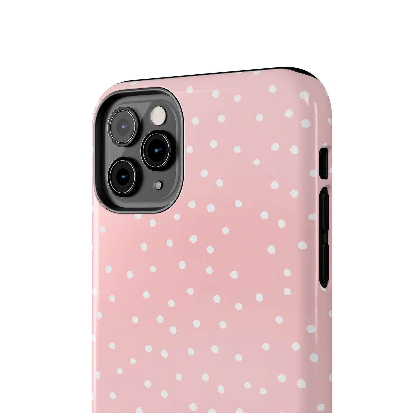 Little Dots Pink / White Phone Case